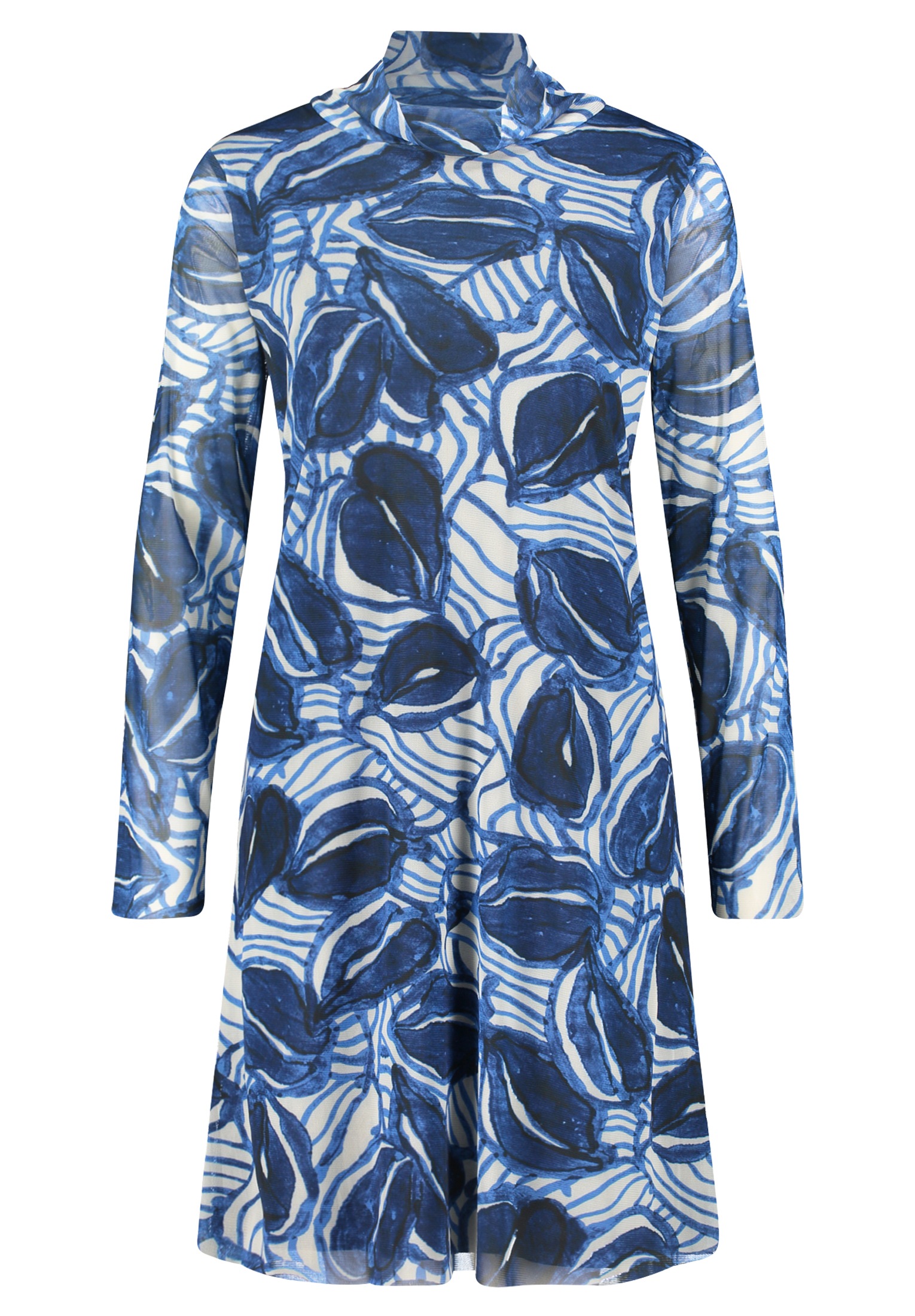 Cartoon Druckkleid "Cartoon Damen Casual-Kleid mit Stehkragen", Muster günstig online kaufen
