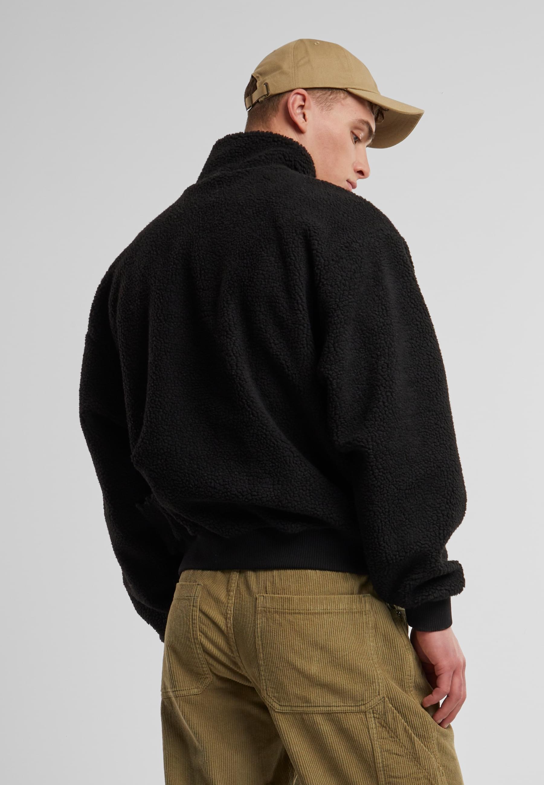 URBAN CLASSICS Kapuzensweatshirt »Urban Classics Oversized Teddy Troyer«, (1 tlg.)