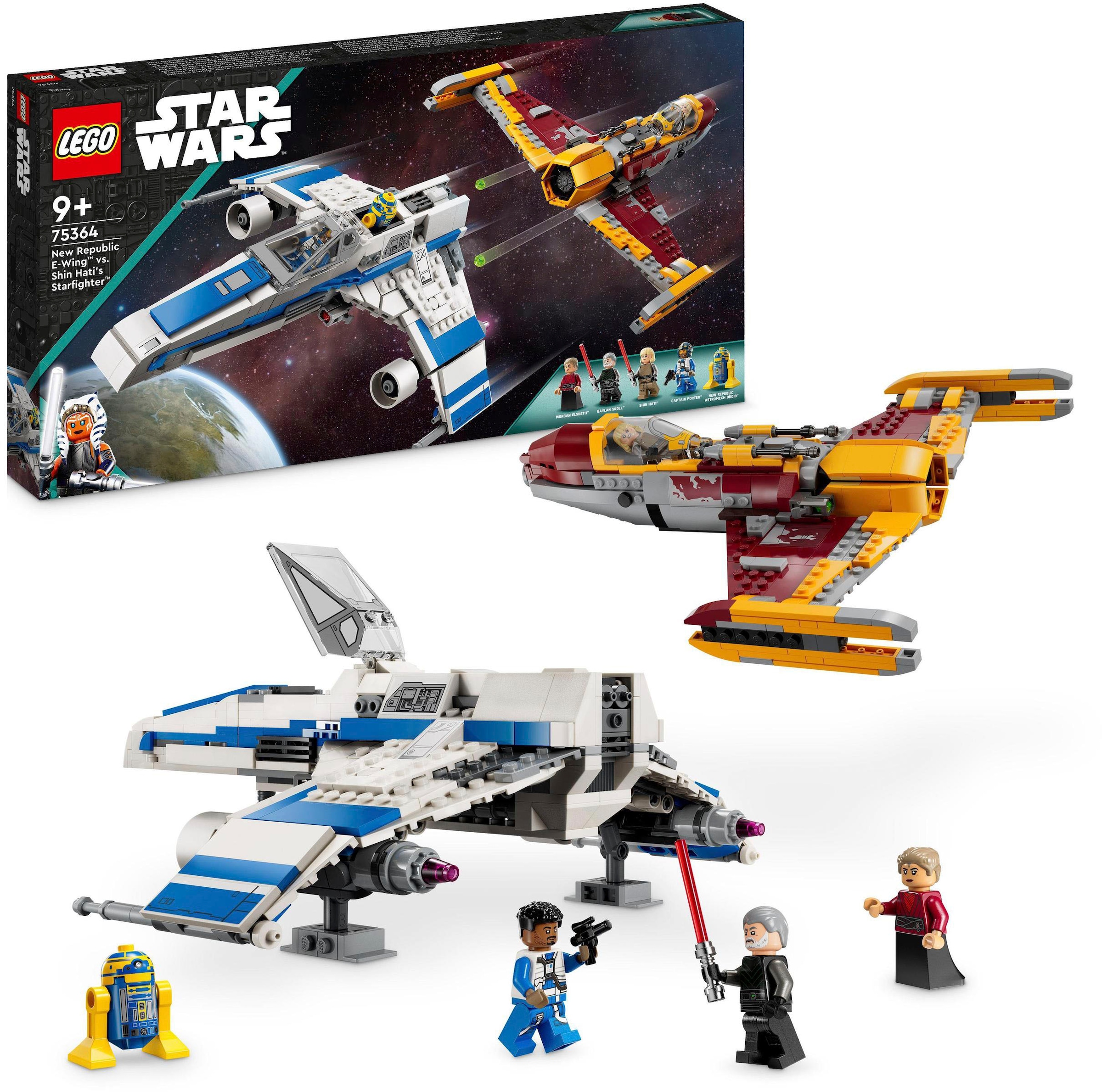LEGO® Konstruktionsspielsteine »New Republic E-Wing vs. Shin Hatis Starfighter (75364)«, (1056 St.), LEGO® Star Wars; Made in Europe