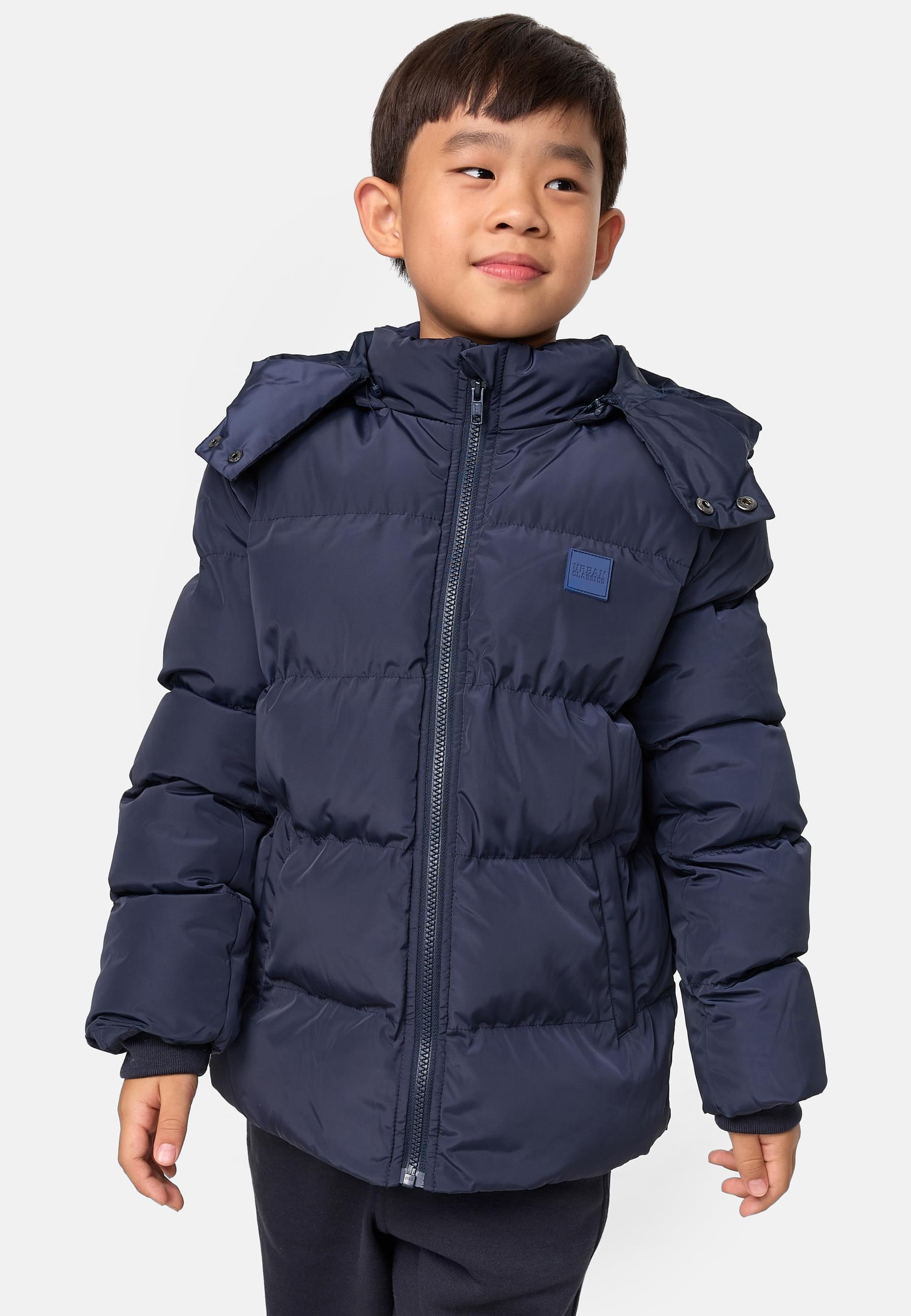 URBAN CLASSICS Winterjacke »Urban Classics Herren Boys Hooded Puffer Jacket«, (1 St.), mit Kapuze