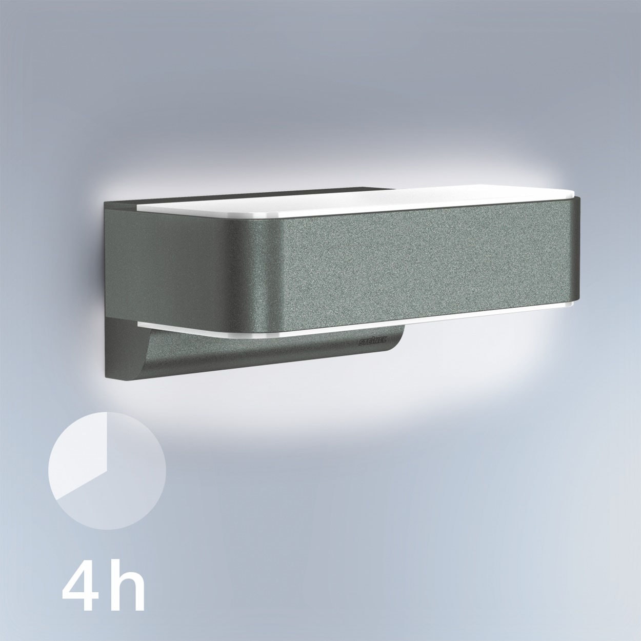 steinel LED Außen-Wandleuchte »L 810 SC ANT«, 2 flammig, Leuchtmittel LED-Board | LED fest integriert, 160° Bewegungsmelder,Smart Home, App-Steuerung,Up&DownLight,Anthrazit