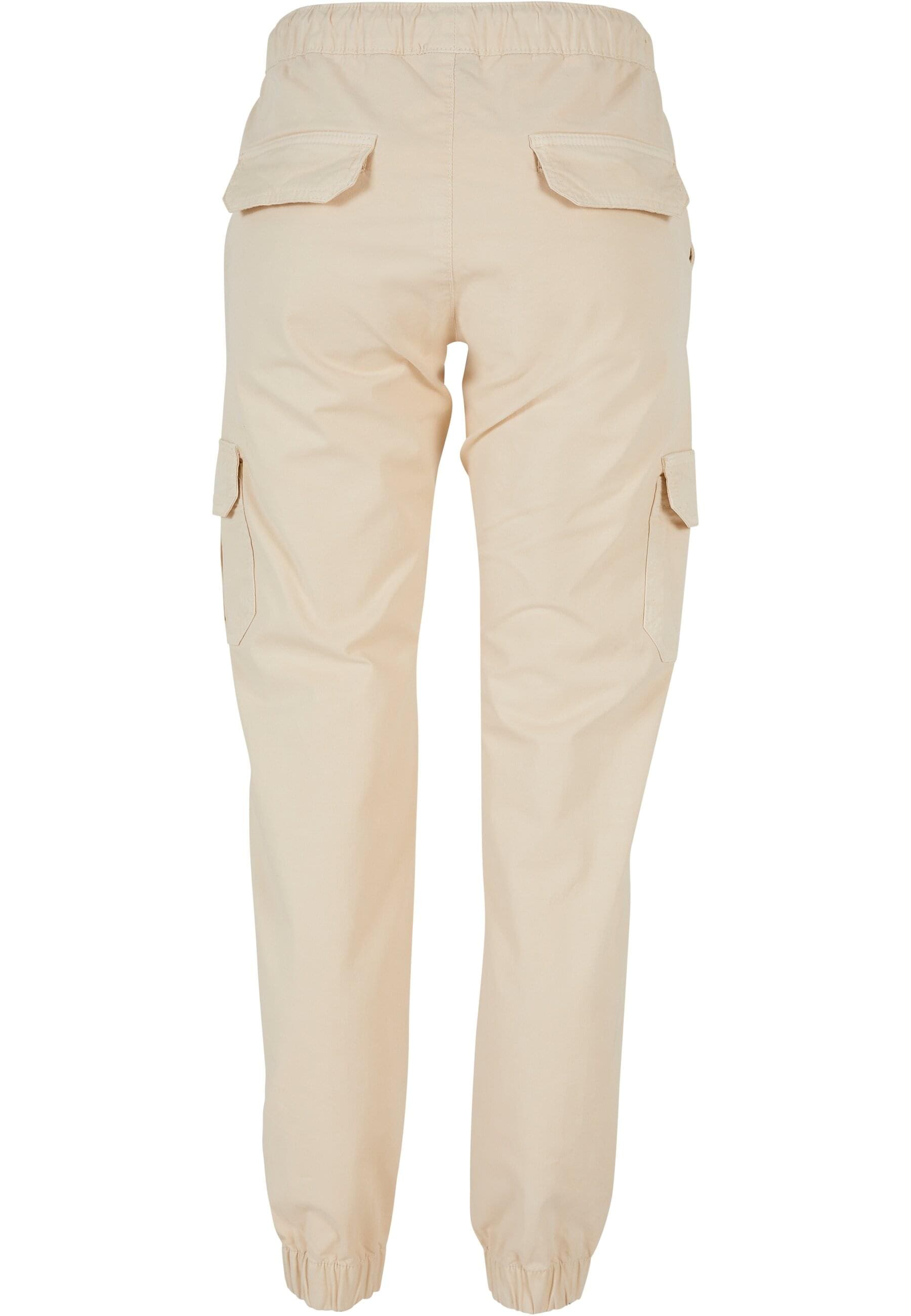 URBAN CLASSICS Cargohose »Urban Classics Damen Ladies High Waist Cargo Jogging Pants«, (1 tlg.)