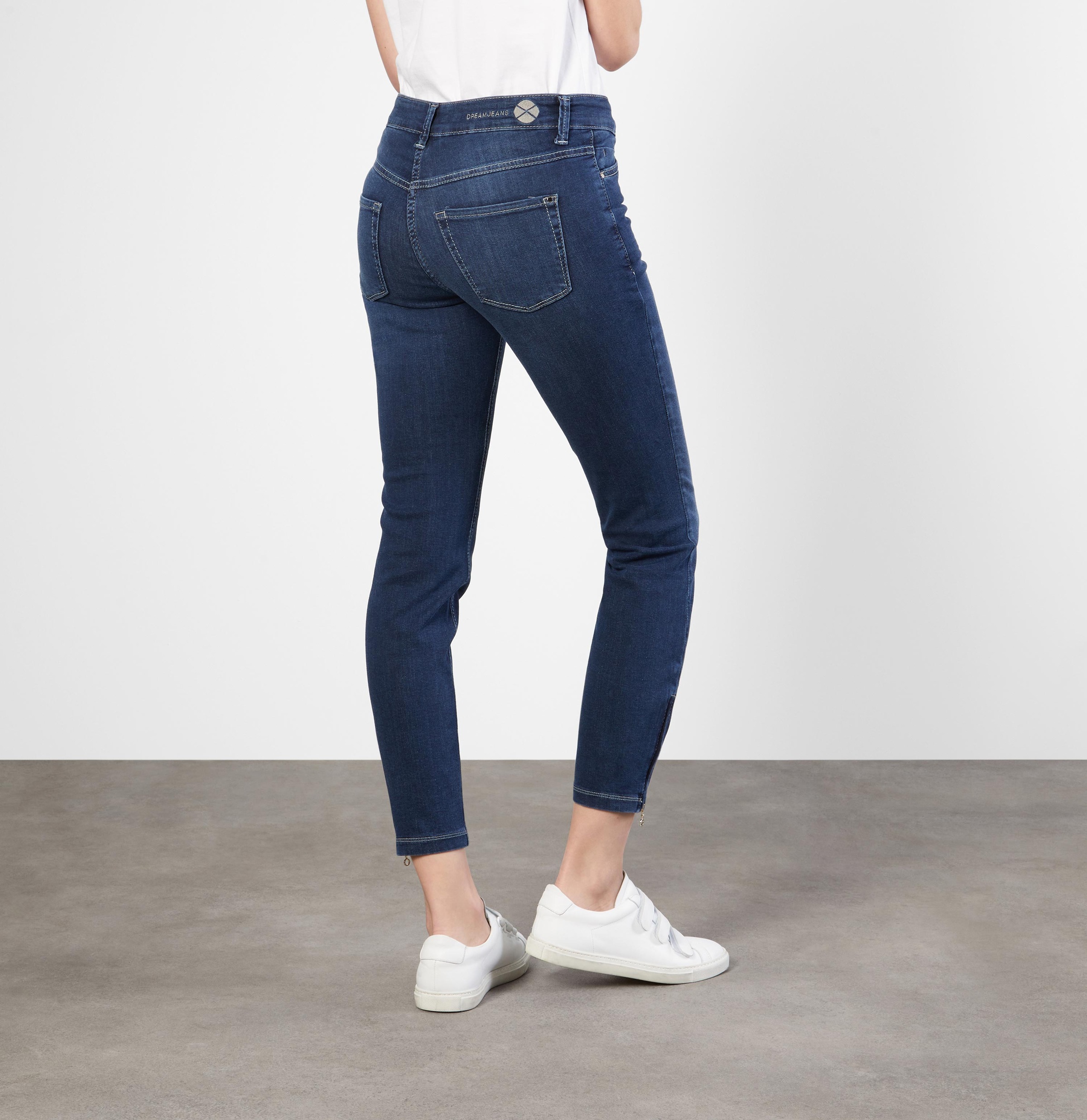 MAC 7/8-Jeans »Dream Chic«, verkürzte Form mit Reißverschluss
