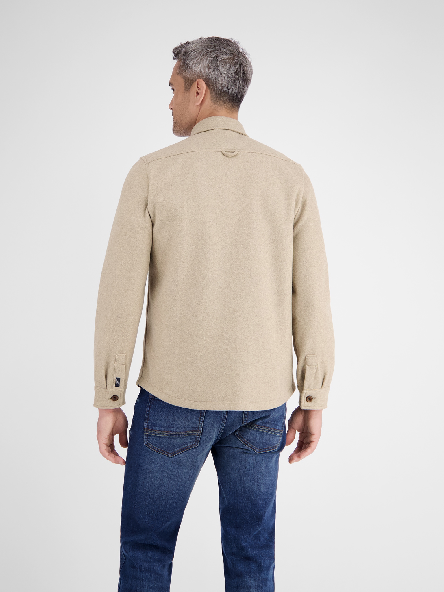 LERROS Fleecehemd, Fleecejacke, langarm mit Knopfleiste