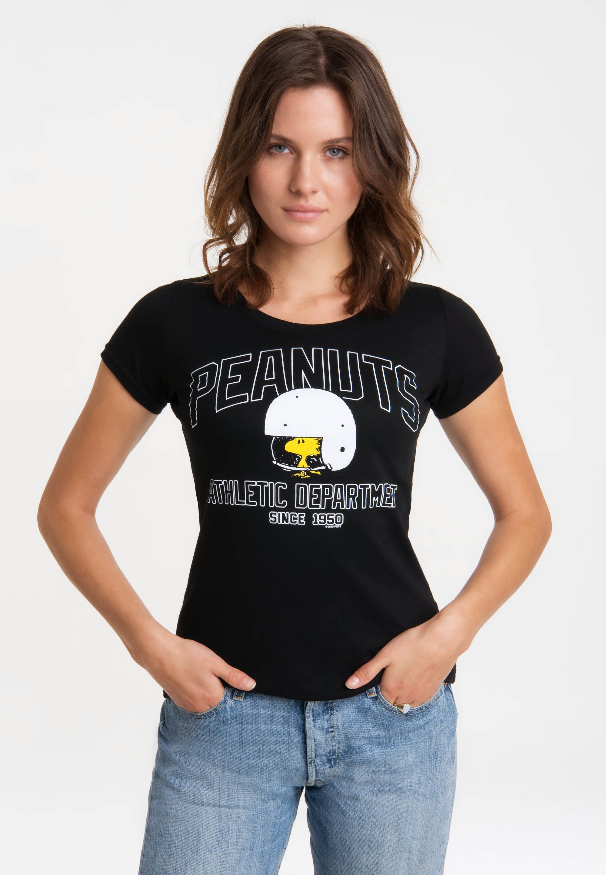 LOGOSHIRT T-Shirt »Peanuts – Woodstock«, mit lizenziertem Print