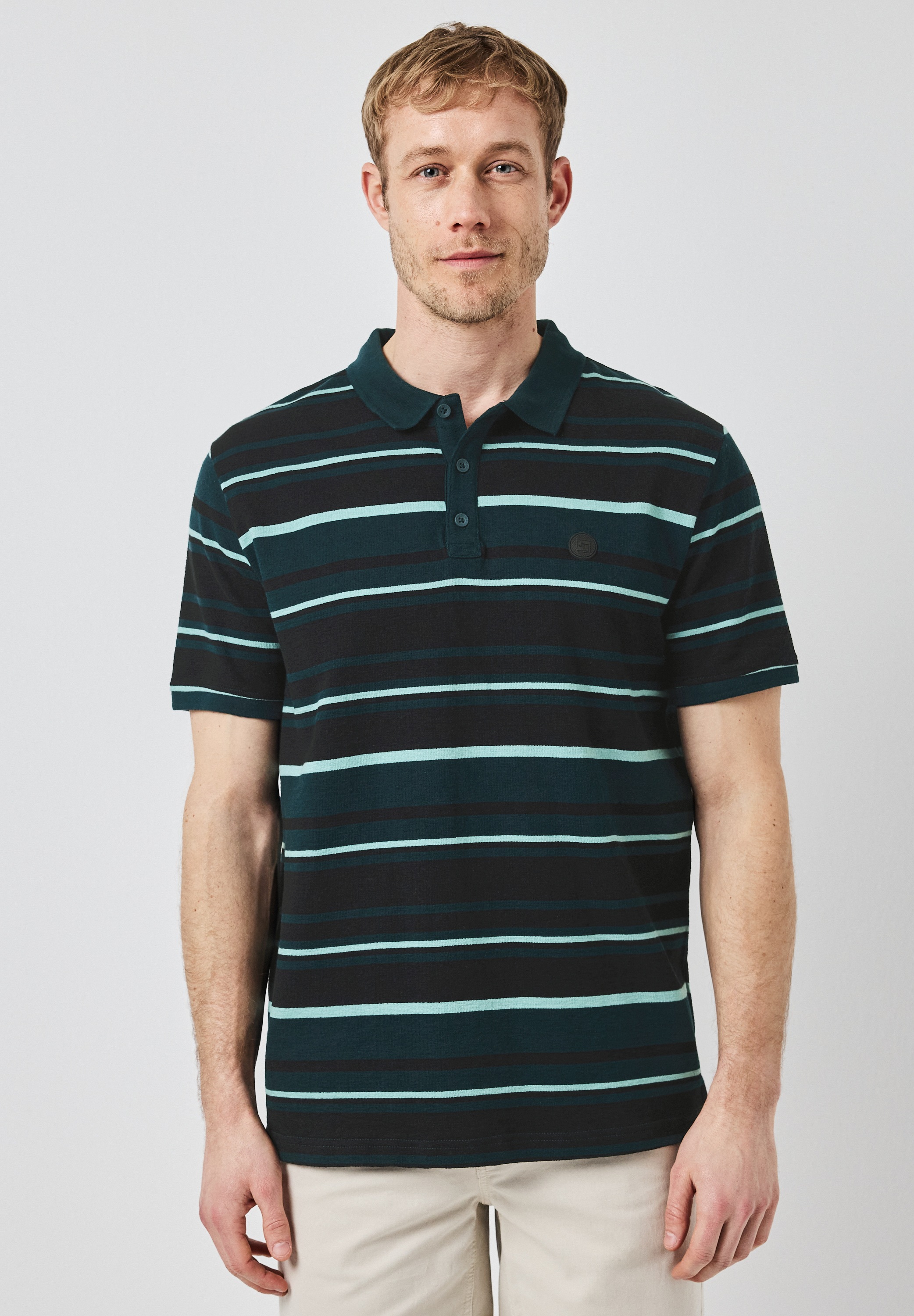 STREET ONE MEN Poloshirt aus reiner Baumwolle günstig online kaufen