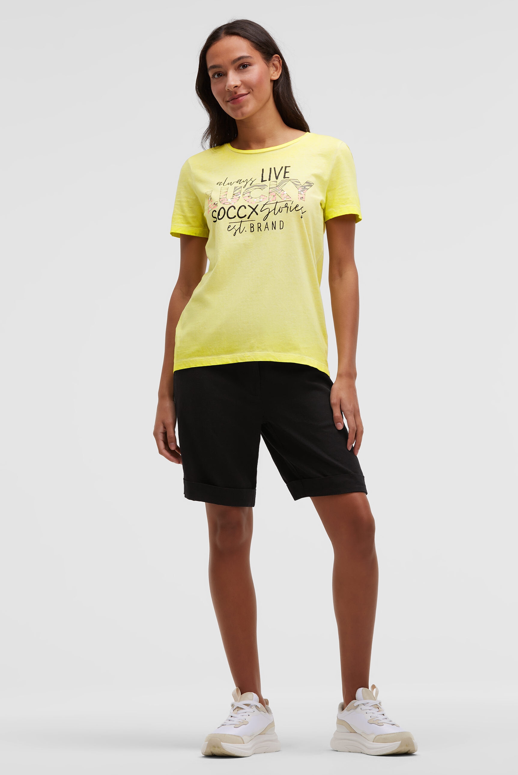 SOCCX Rundhalsshirt aus Baumwolle