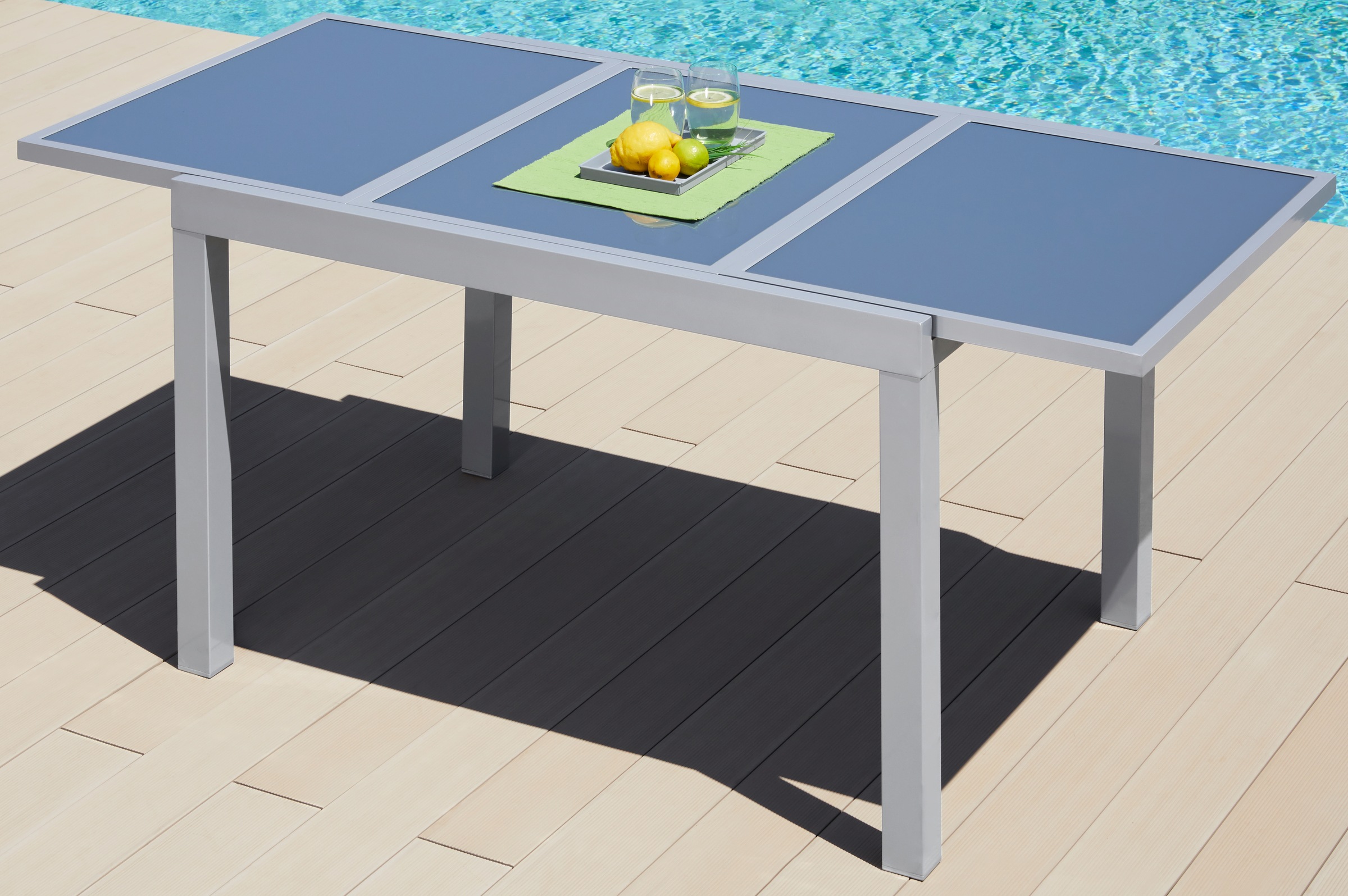 MERXX Gartentisch Amalfi, 90x140-200cm, ausziehbar