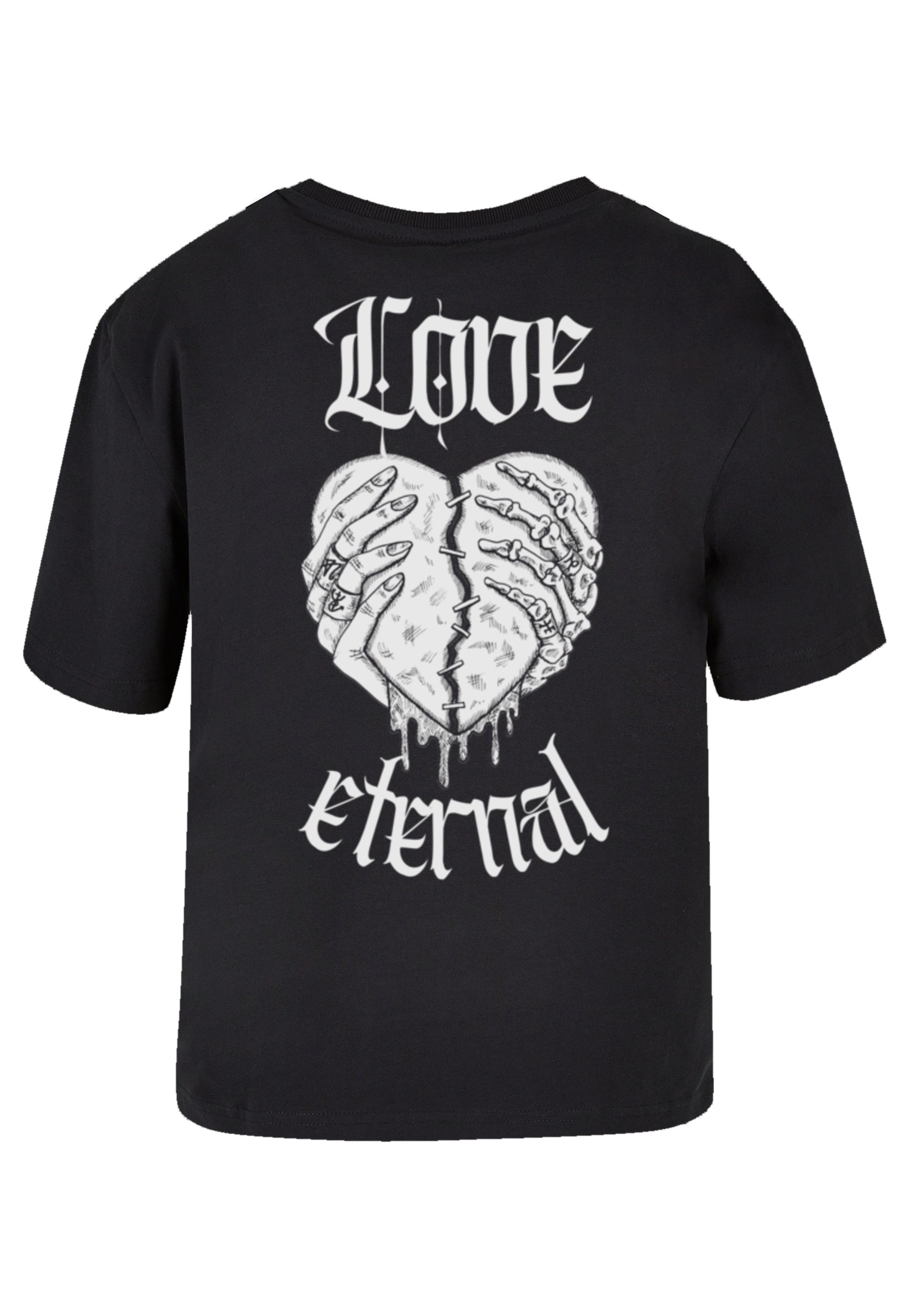 F4NT4STIC T-Shirt »Love Eternal Herz in Händen«, Premium Y2K Streetwear