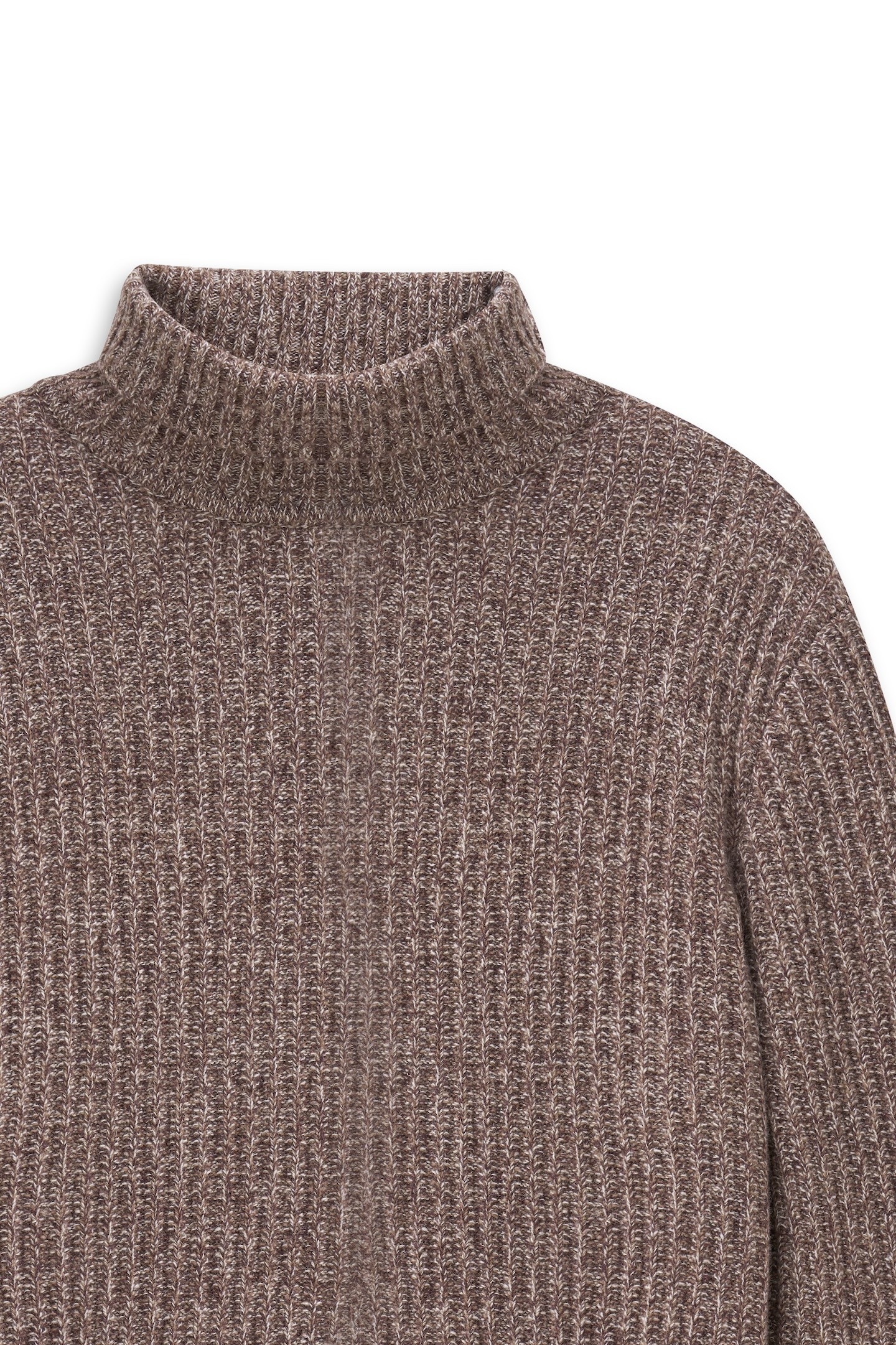 bugatti Rollkragenpullover »Regular Fit«, Grobstrick aus einem Wollmix