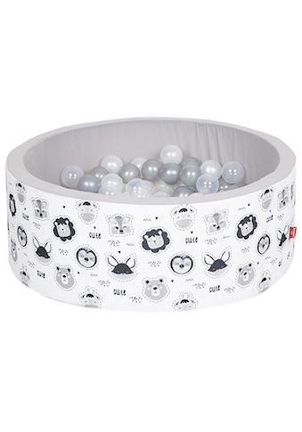 Knorrtoys® Bällebad »Soft, Cute Animals«, mit 150 Bällen grau/weiß/transparent; Made... kaufen