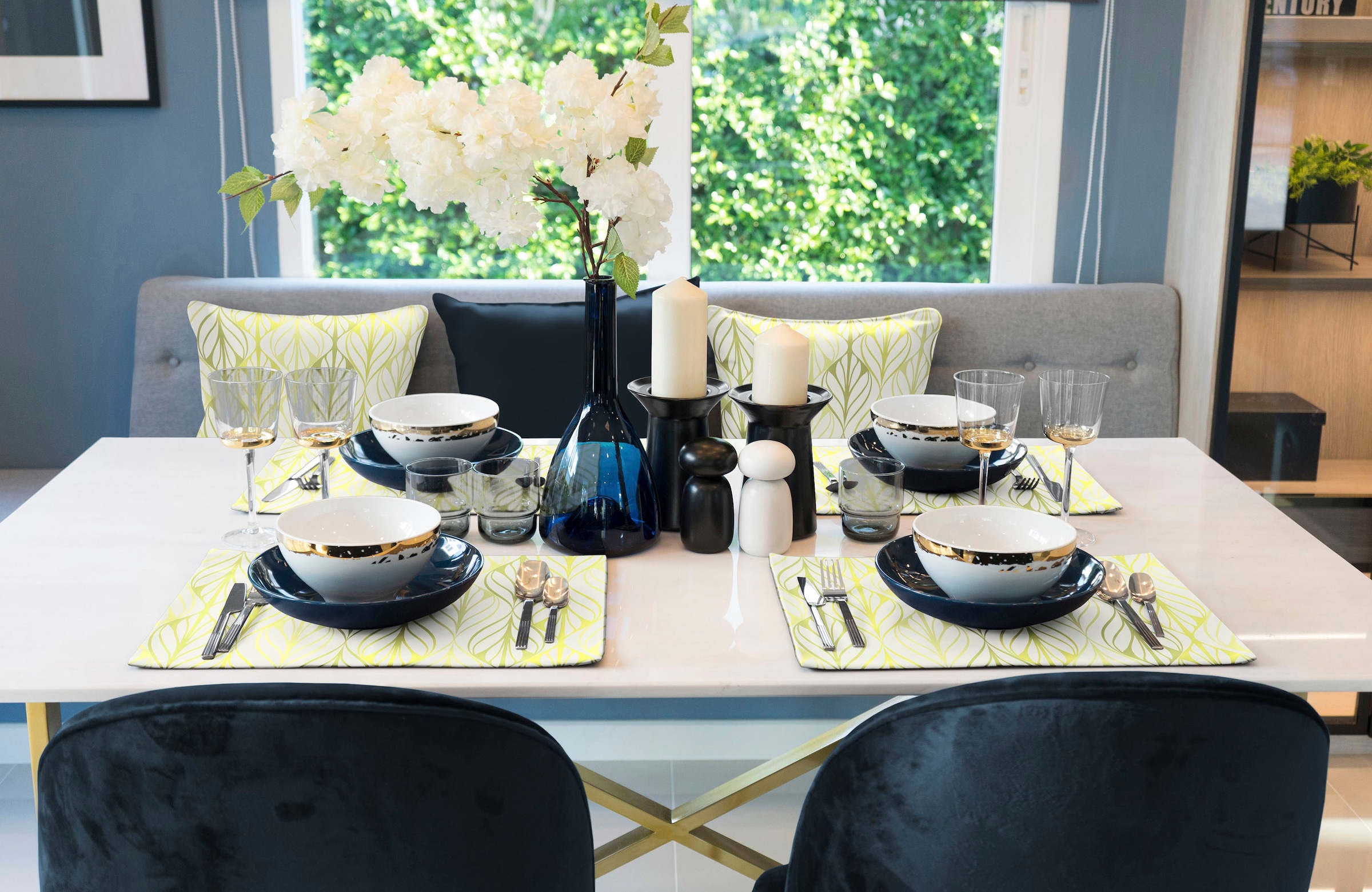 Adam Platzset "Wave" GOTS organic,zertifiziert durch CERES 0242,Made in Ger günstig online kaufen