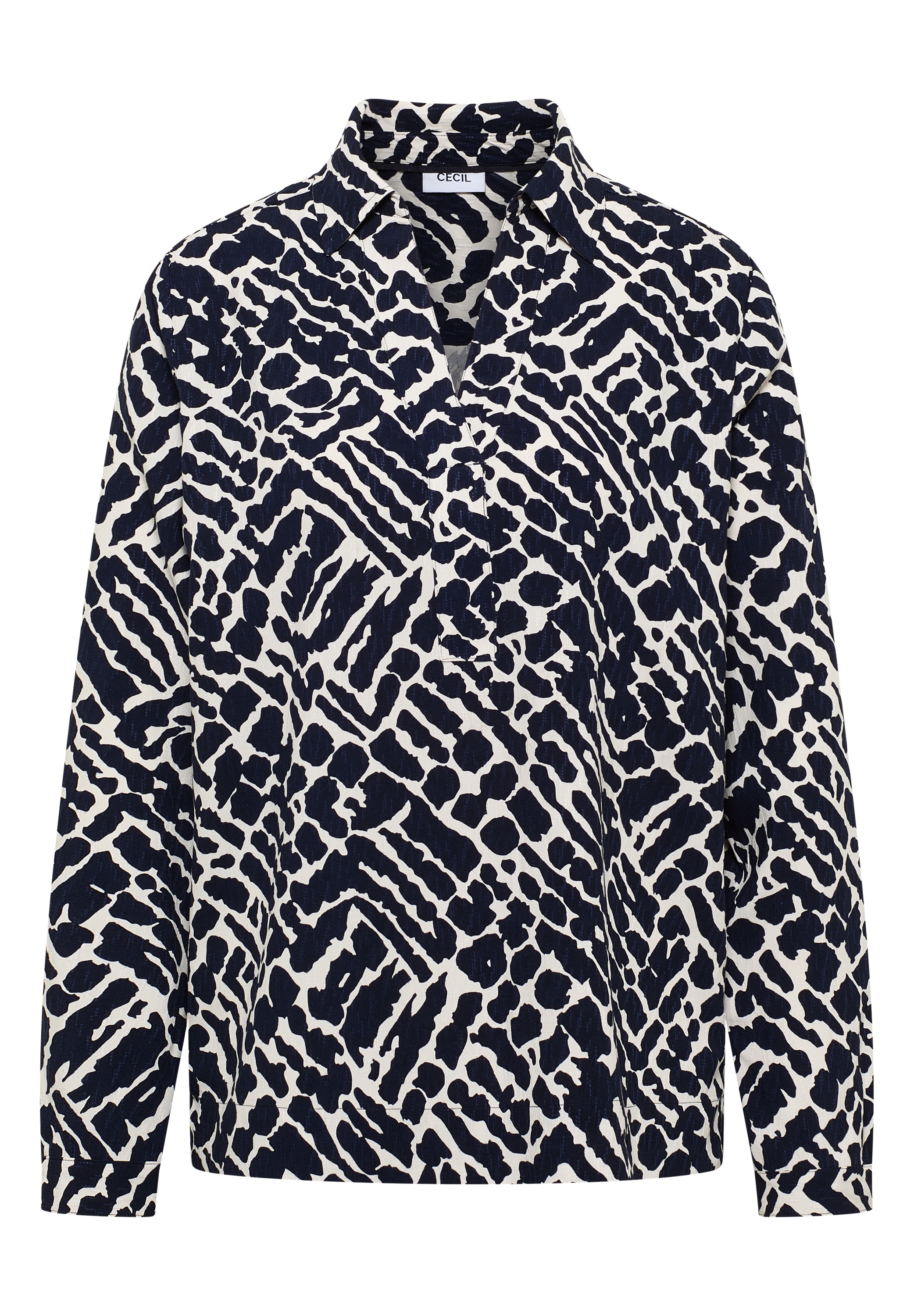 Cecil Langarmbluse mit allover Print