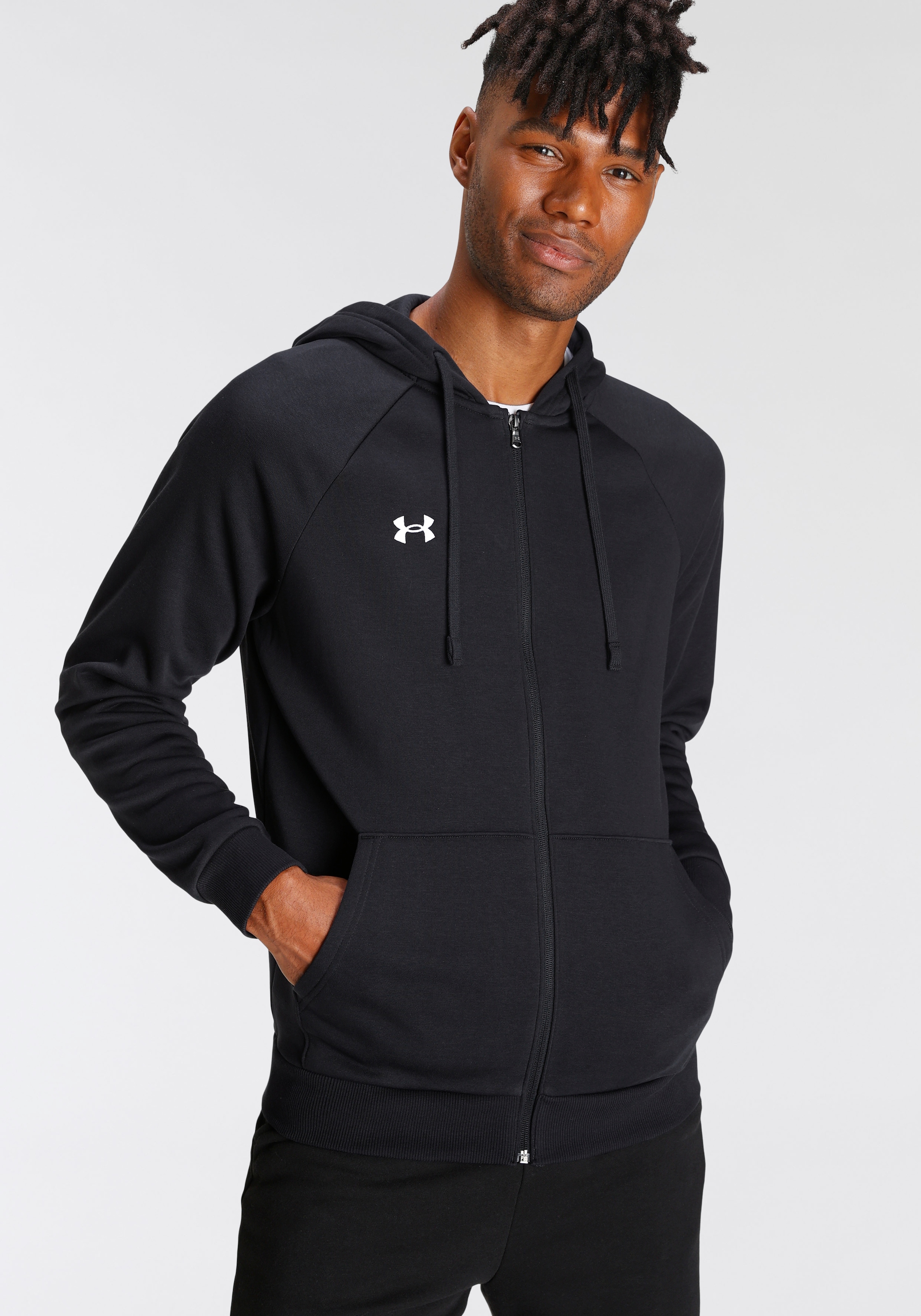 Under Armour Sweatjacke "UA Rival Fleece-Hoodie mit durchgehendem Zip für" günstig online kaufen