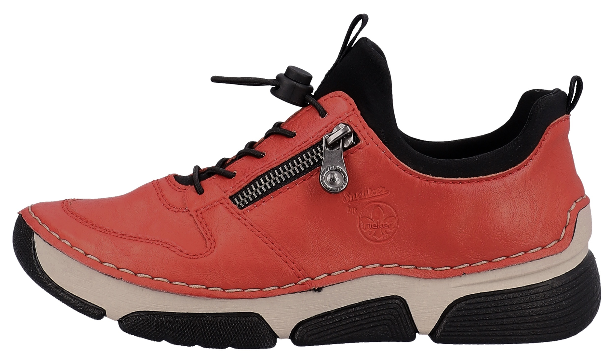 Thumbnail - Rieker Slip-On Sneaker, Schlupfschuh, Halbschuh, Freizeitsneaker, Gummizug, Schnellverschluss