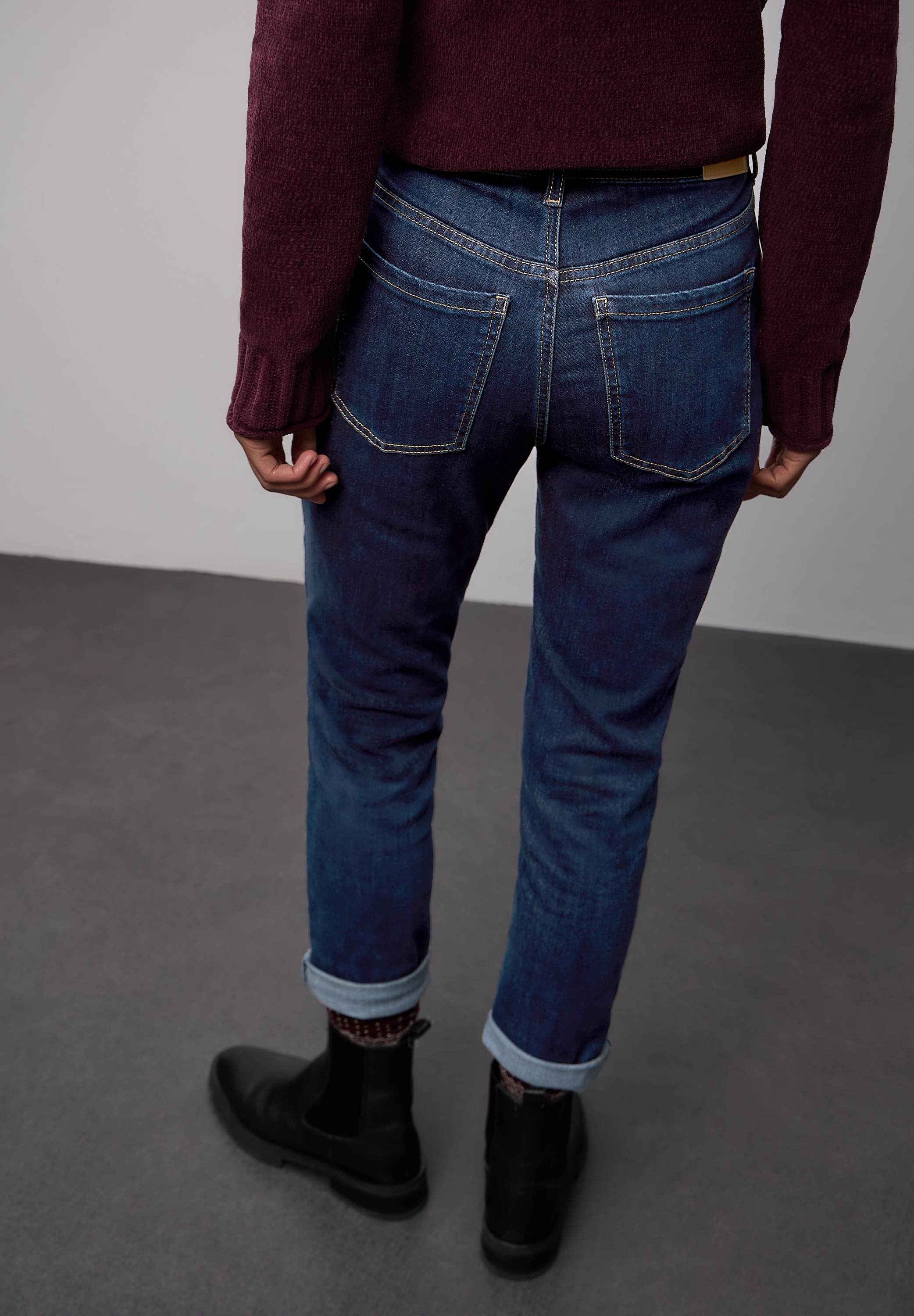 STREET ONE 5-Pocket-Jeans »Style BOYFRIEND« mit Stretch