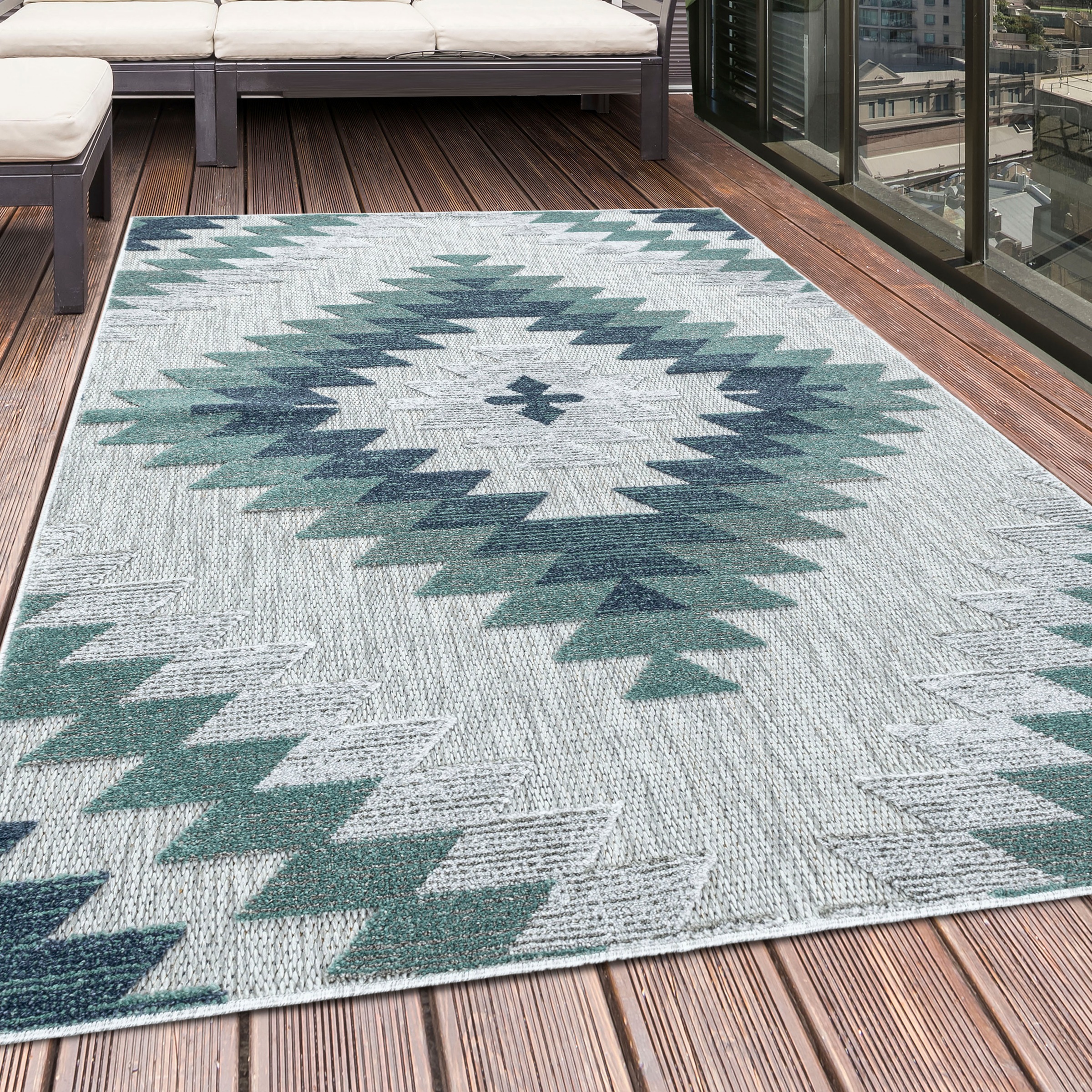 Ayyildiz Teppiche Teppich "BAHAMA 5154" rechteckig 8 mm Höhe Läufer, Flachf günstig online kaufen