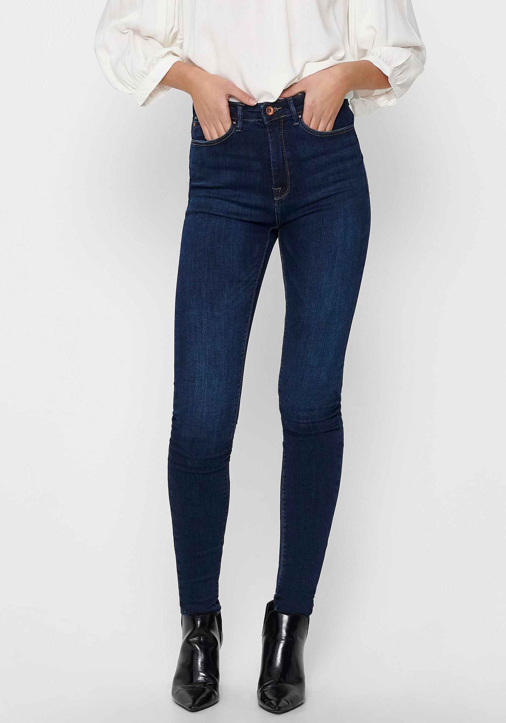 ONLY High-waist-Jeans "ONLPAOLA – Extra-eng geschnittene High-Waist-Jeans", günstig online kaufen