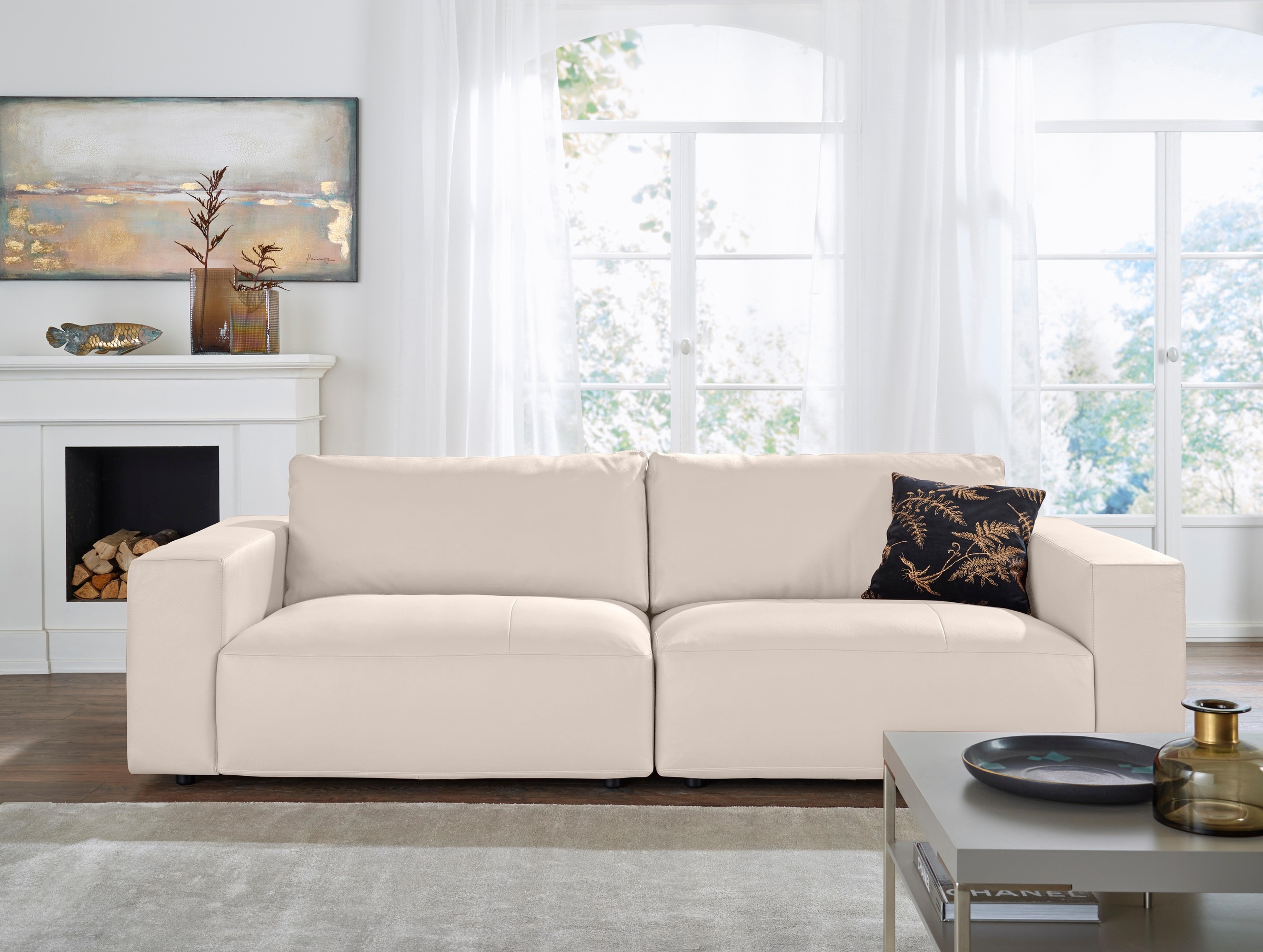 Musterring Big-Sofa »LUCIA«, in vielen Qualitäten und 4 unterschiedlichen Nähten, 3-Sitzer