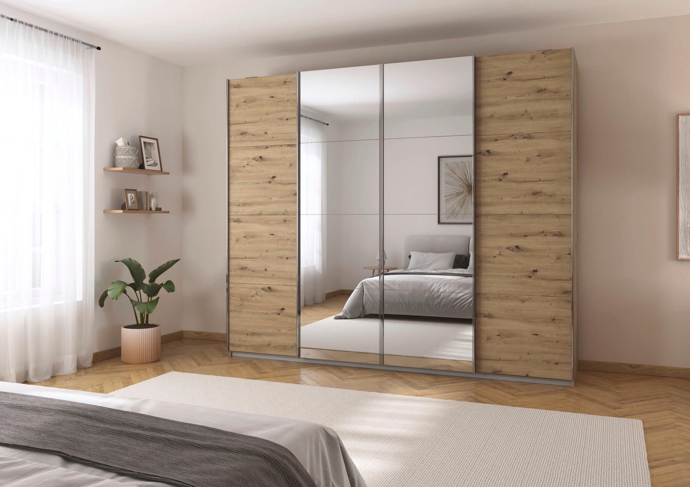 rauch Schwebetürenschrank "Kleiderschrank Schrank Garderobe Wäscheschrank A günstig online kaufen