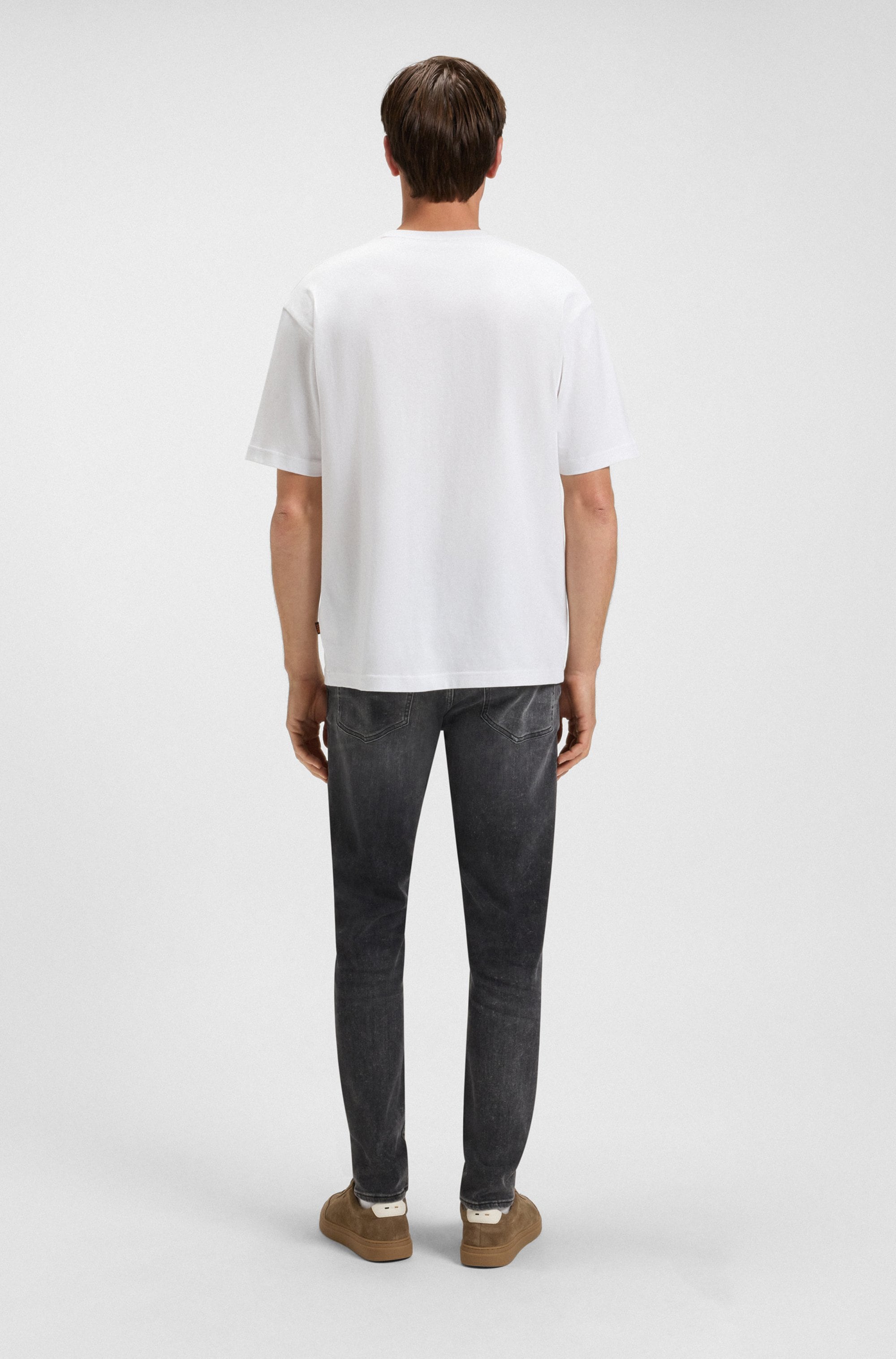 BOSS ORANGE T-Shirt »Te voyage«, mit coolem Logo-Druck