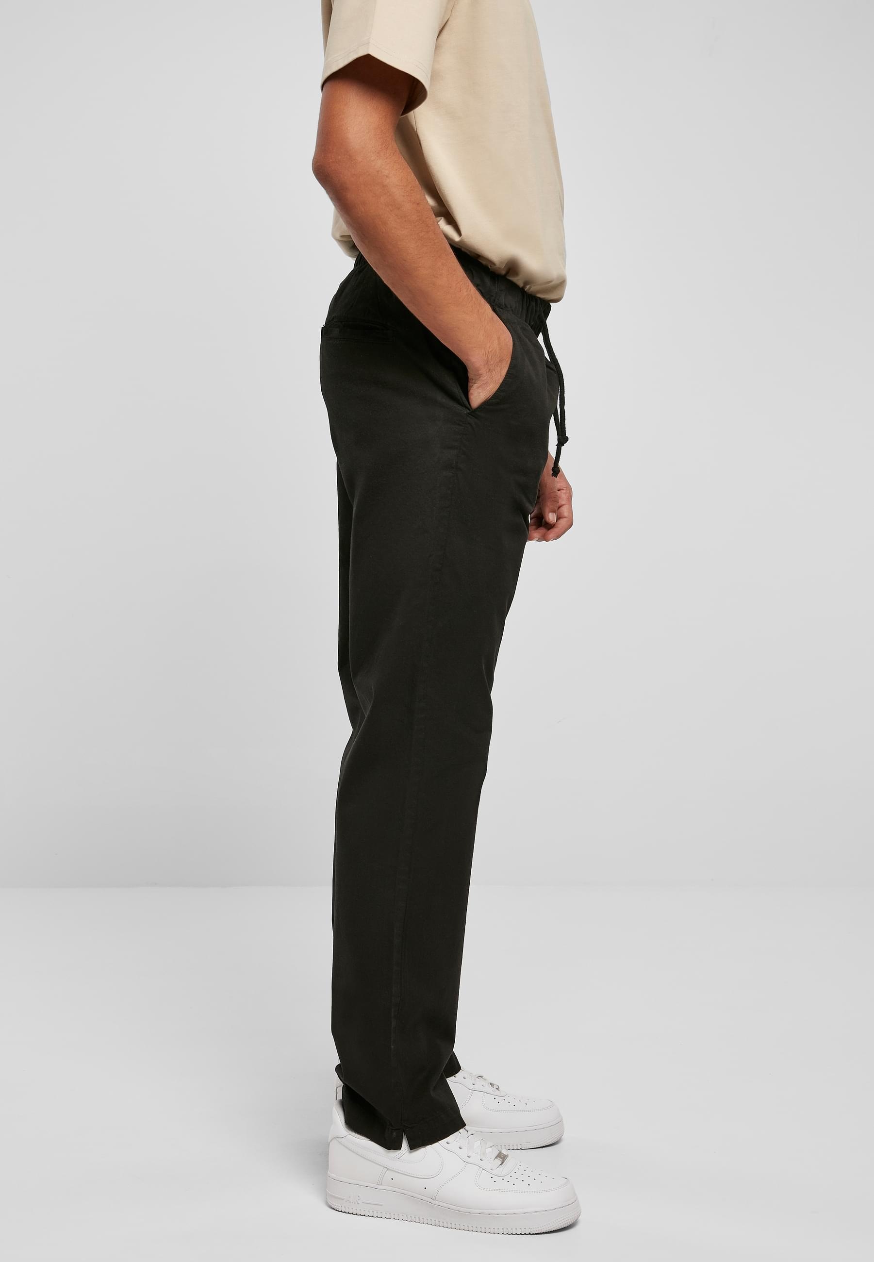 URBAN CLASSICS Stoffhose »Urban Classics Herren Straight Slit Trouser«, (1 tlg.)