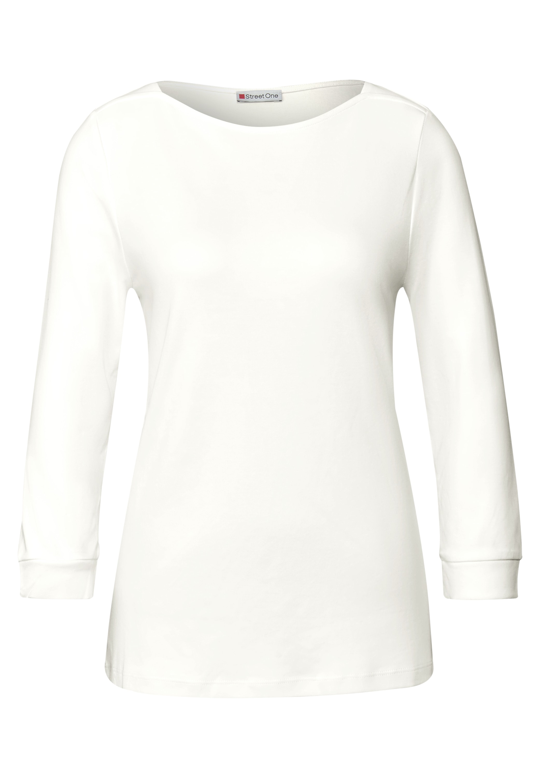 STREET ONE 3/4-Arm-Shirt, aus reiner Baumwolle