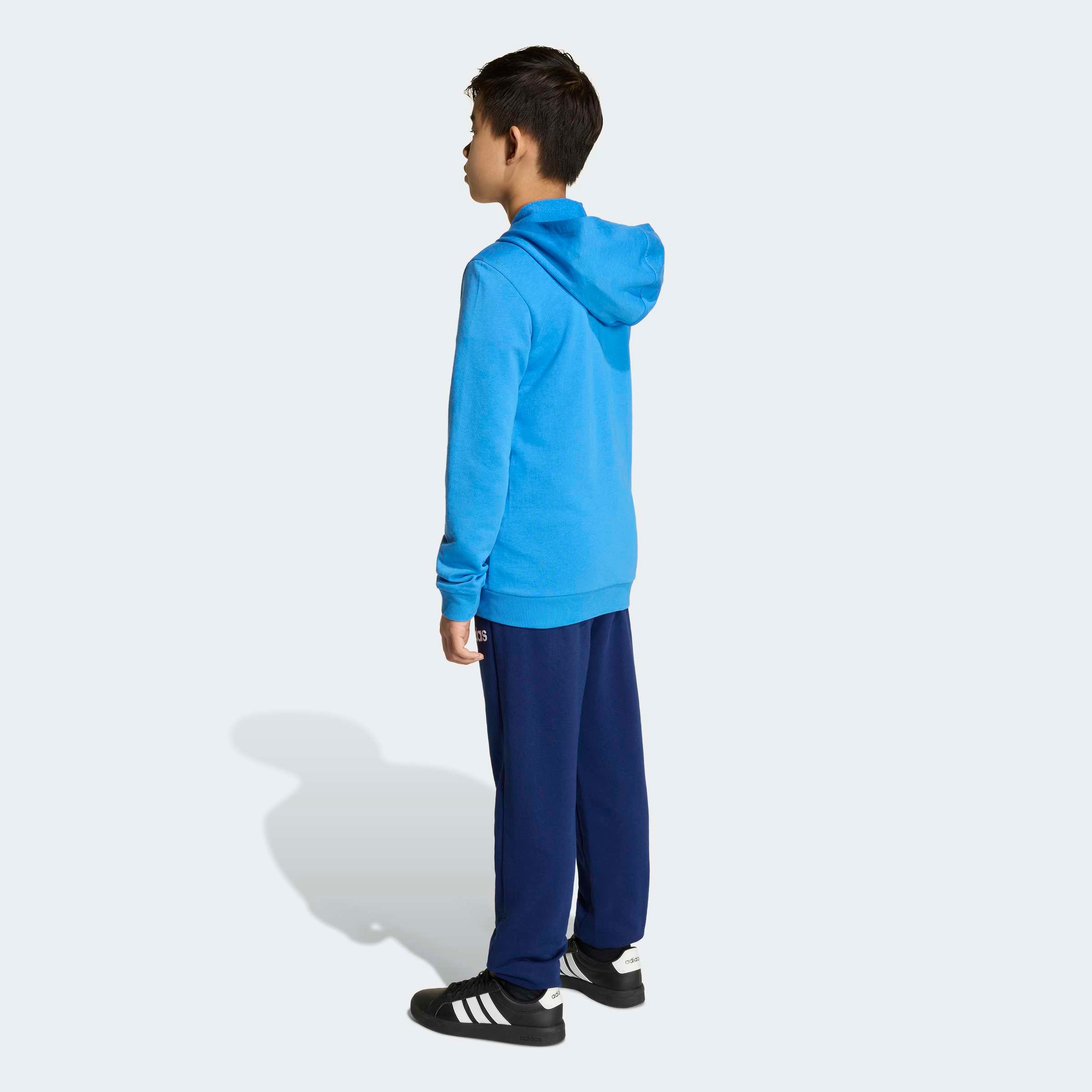 adidas Sportswear Trainingsanzug »ESSENTIALS KINDER« 2 tlg. zweiteilig, aus Baumwolle und Polyester, weiches French Terry