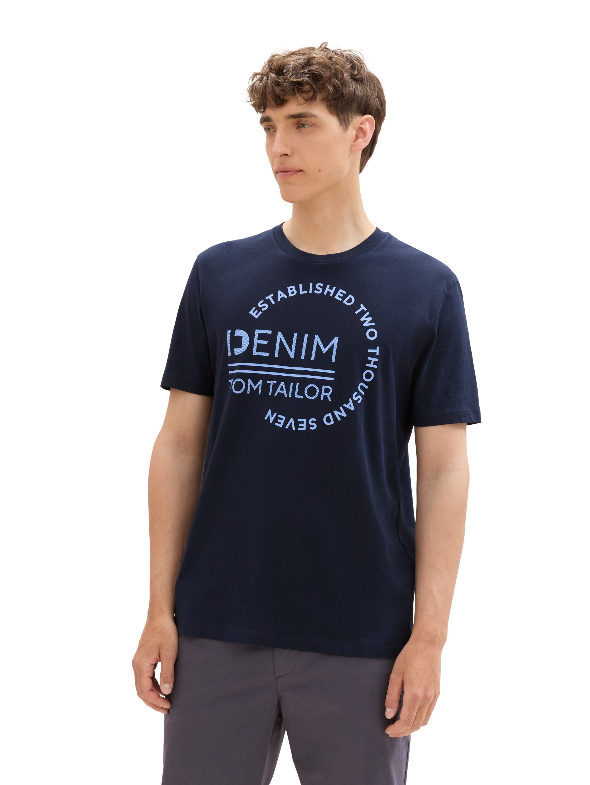 TOM TAILOR Denim TOM TAILOR Džinsai Marškinėliai su Log...