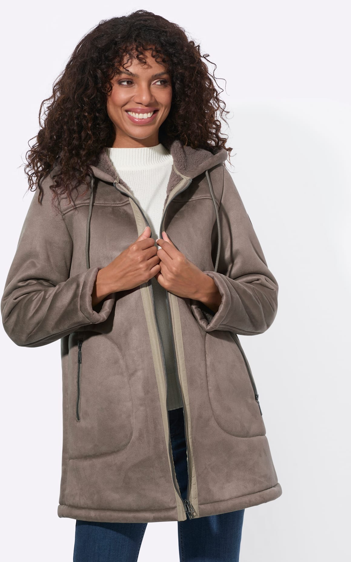 Casual Looks Outdoorjacke mit Kapuze