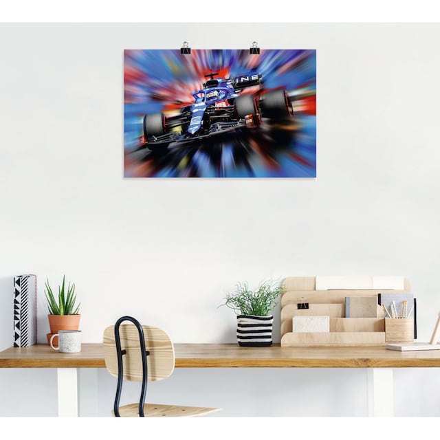 Artland Wandbild »Fernando Alonso - Spanien«, Auto, (1 St.), als Alubild,  Leinwandbild, Wandaufkleber oder Poster in versch. Größen kaufen | BAUR