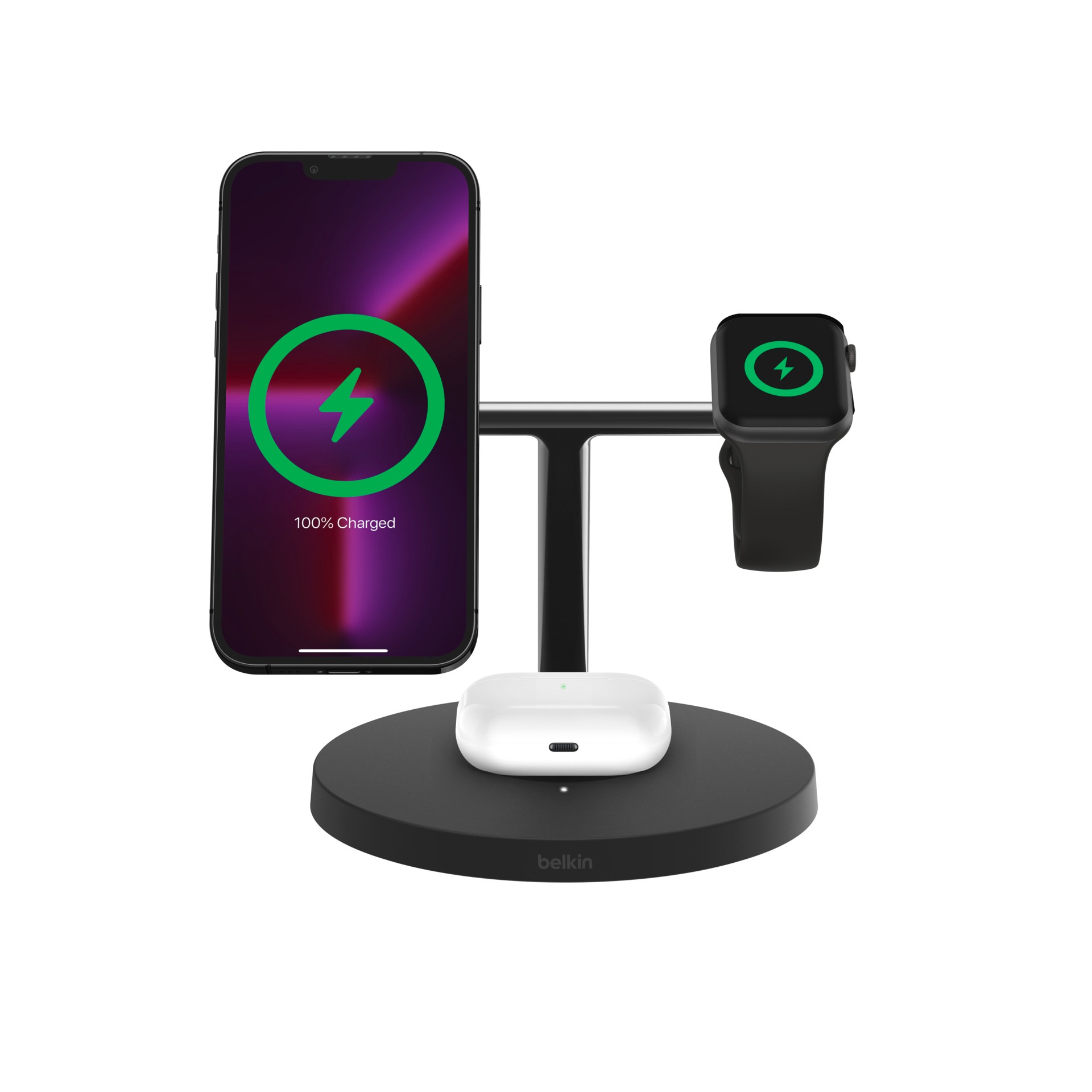 Belkin Wireless Charger »BoostCharge Pro Kabellose 3-in-1-Ladestation«