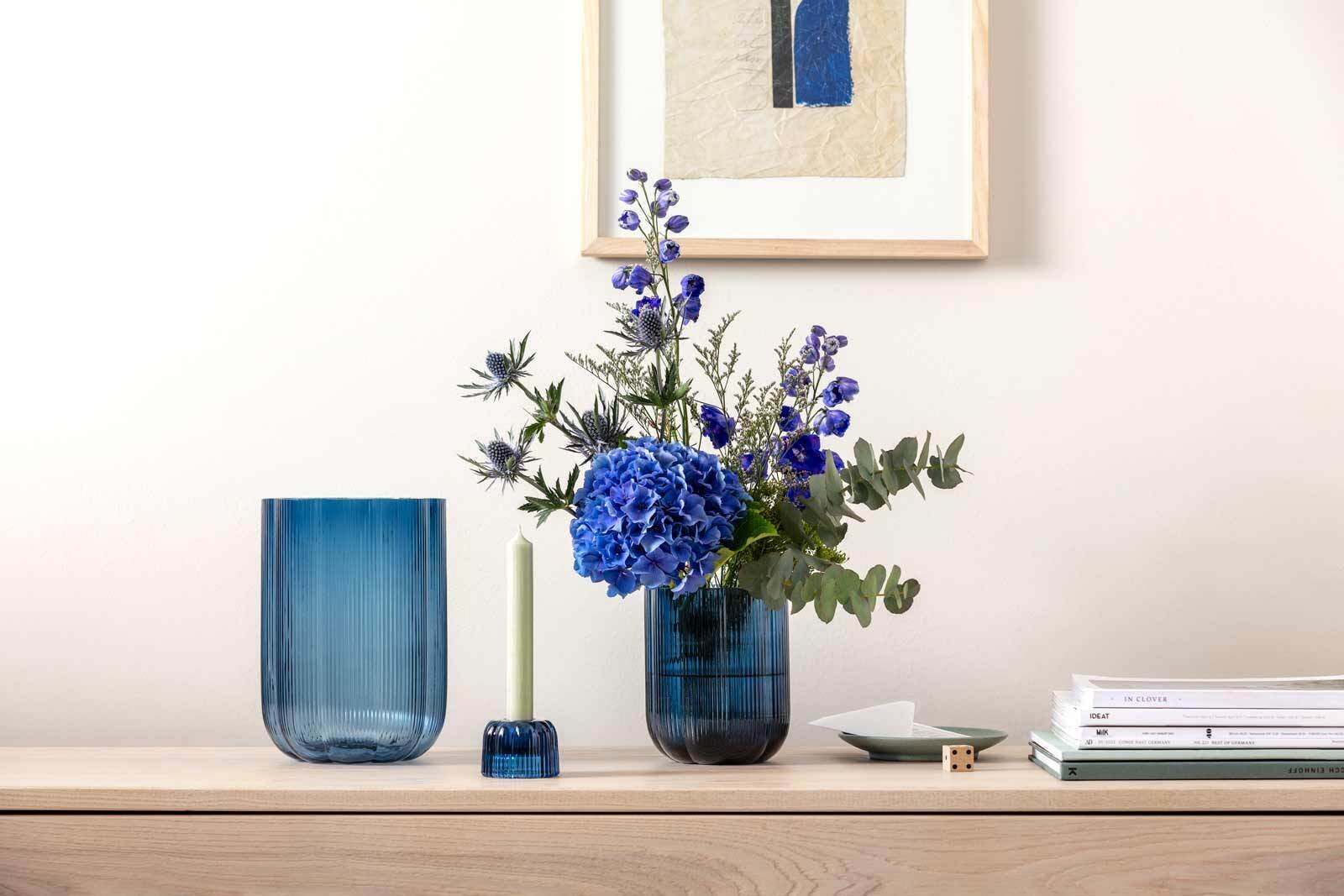 Villeroy & Boch Dekovase »Vase Fleur 22,5 cm blau«