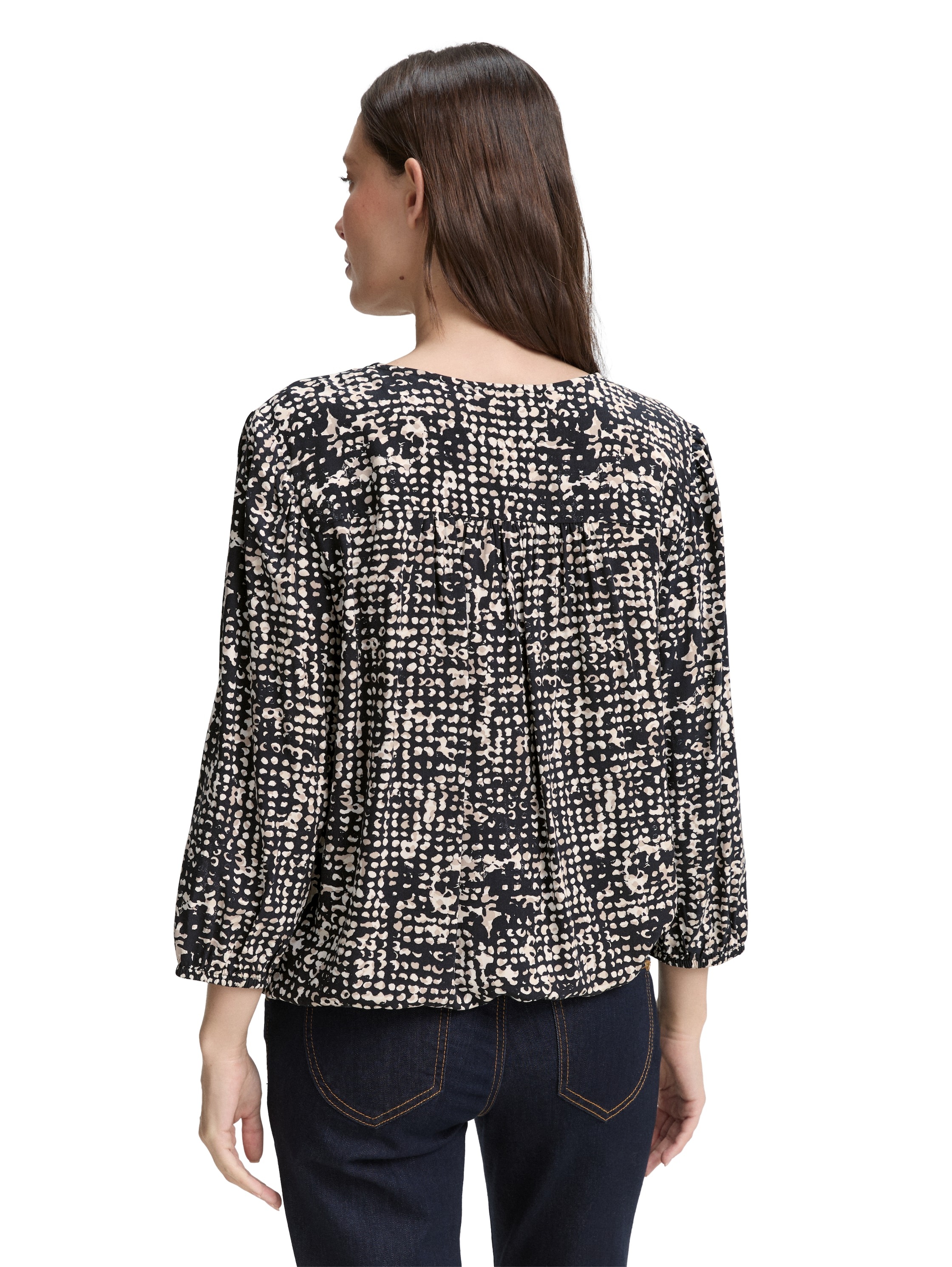 TOM TAILOR Shirtbluse, mit All-Over Print günstig online kaufen