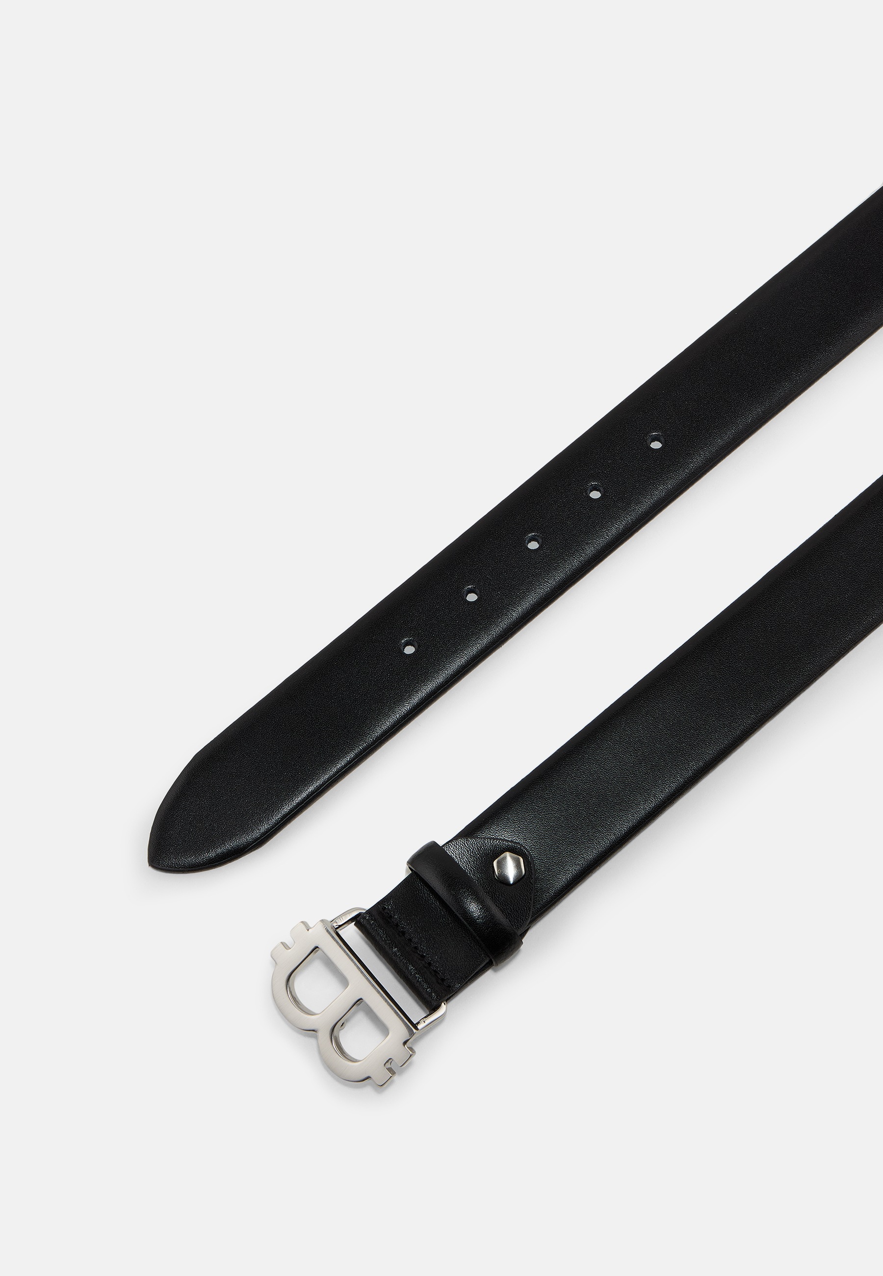 Ledergürtel LLOYD MEN’S BELTS "Lloyd Belts Proof of Work 0336", Damen, Gr. 95, schwarz, Leder, Gürtel Ledergürtel 3