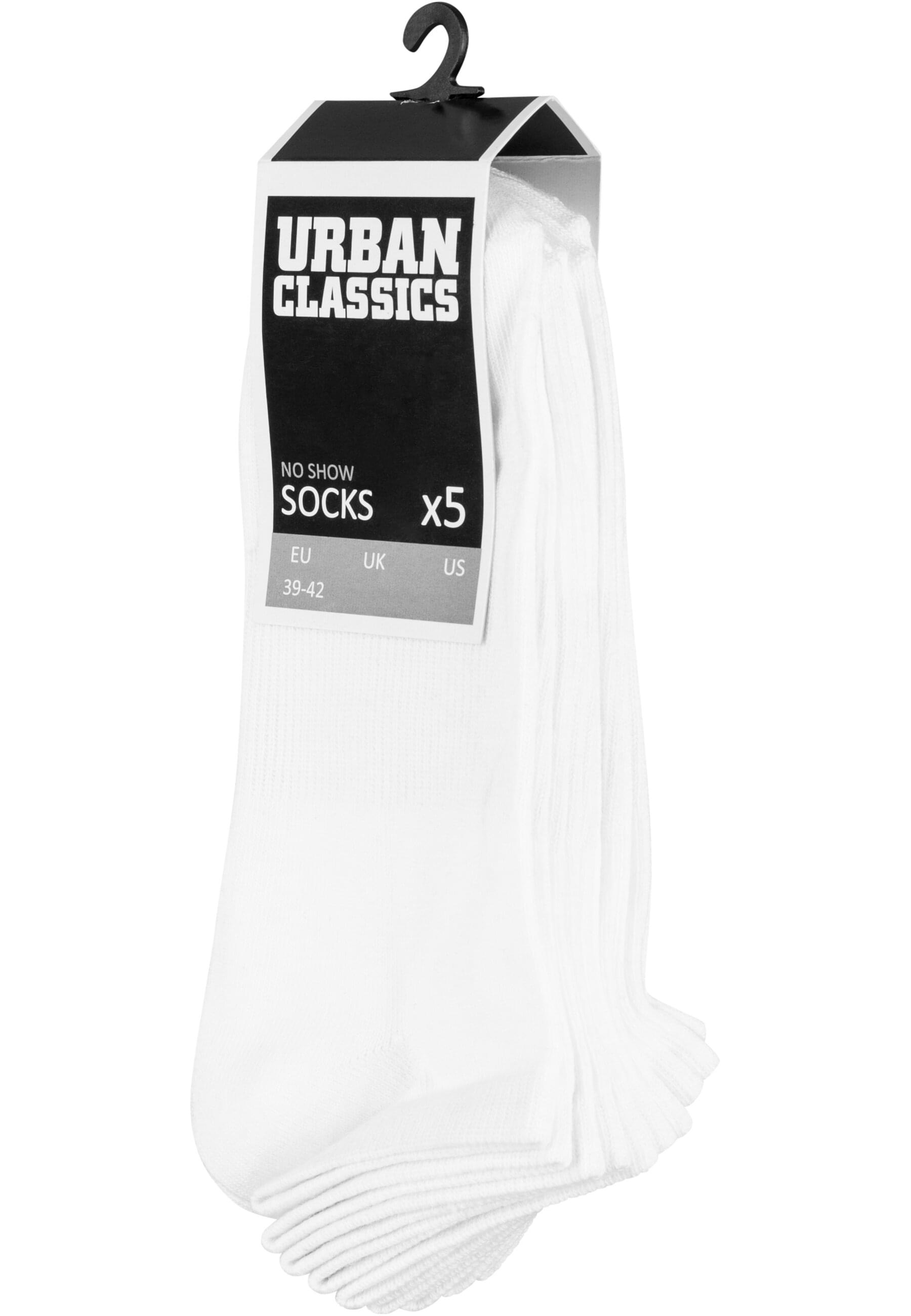 URBAN CLASSICS Strümpfe "Urban Classics Unisex No Show Socks 5-Pack", (1 Paar)