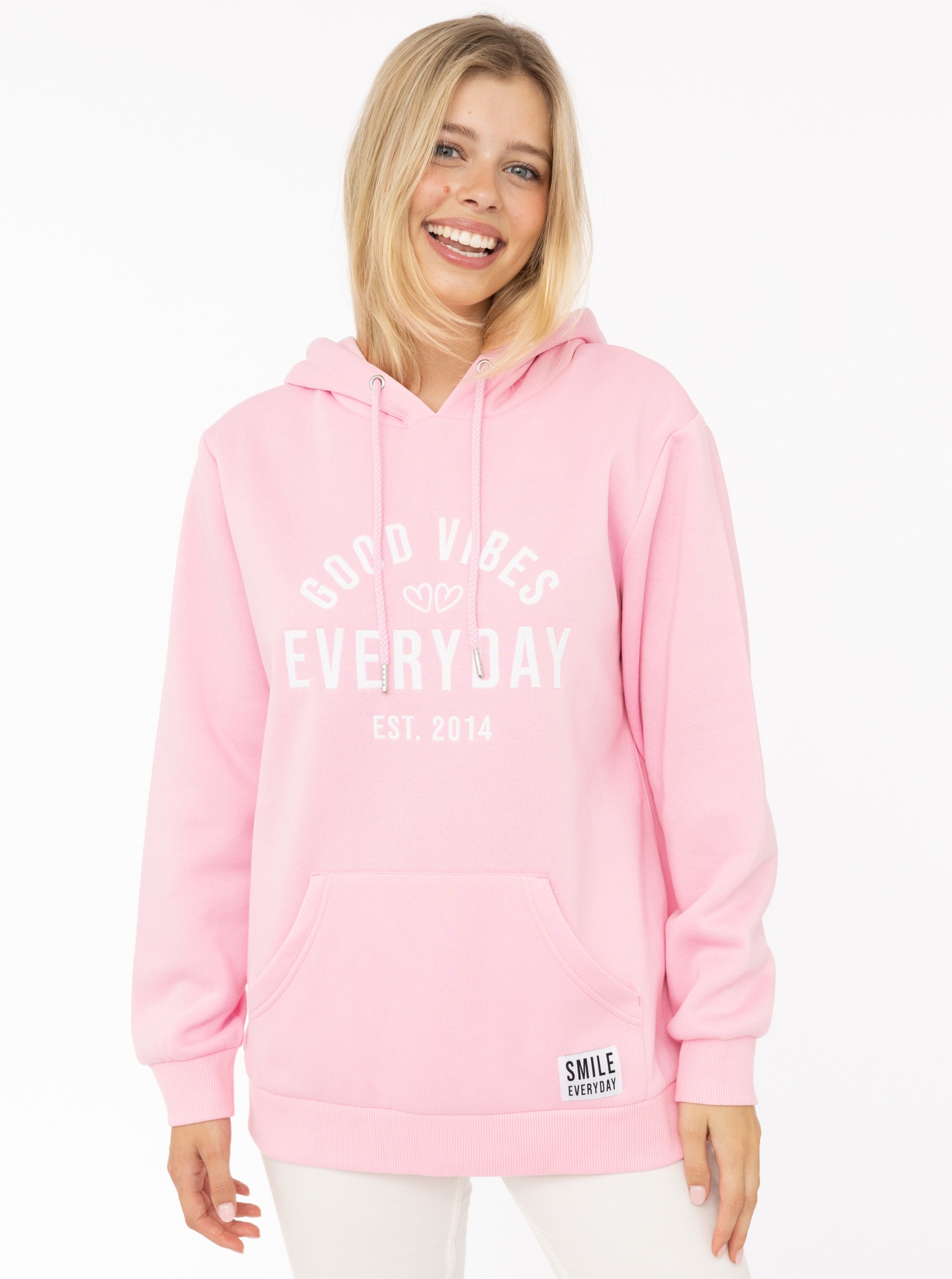 Zwillingsherz Hoodie ""Everyday"", Mini-Me,mit Stickerei und positiver Bots günstig online kaufen