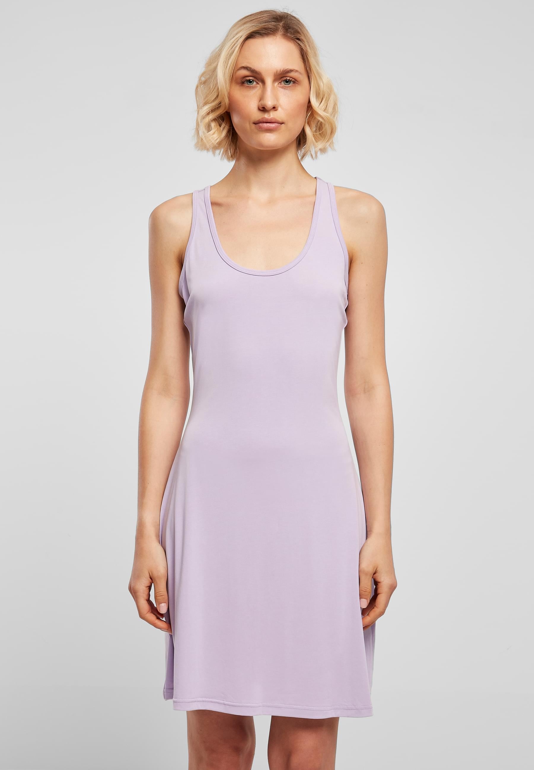 URBAN CLASSICS Shirtkleid »Urban Classics Damen Ladies Modal Short Racer Back Dress«, (1 tlg.)