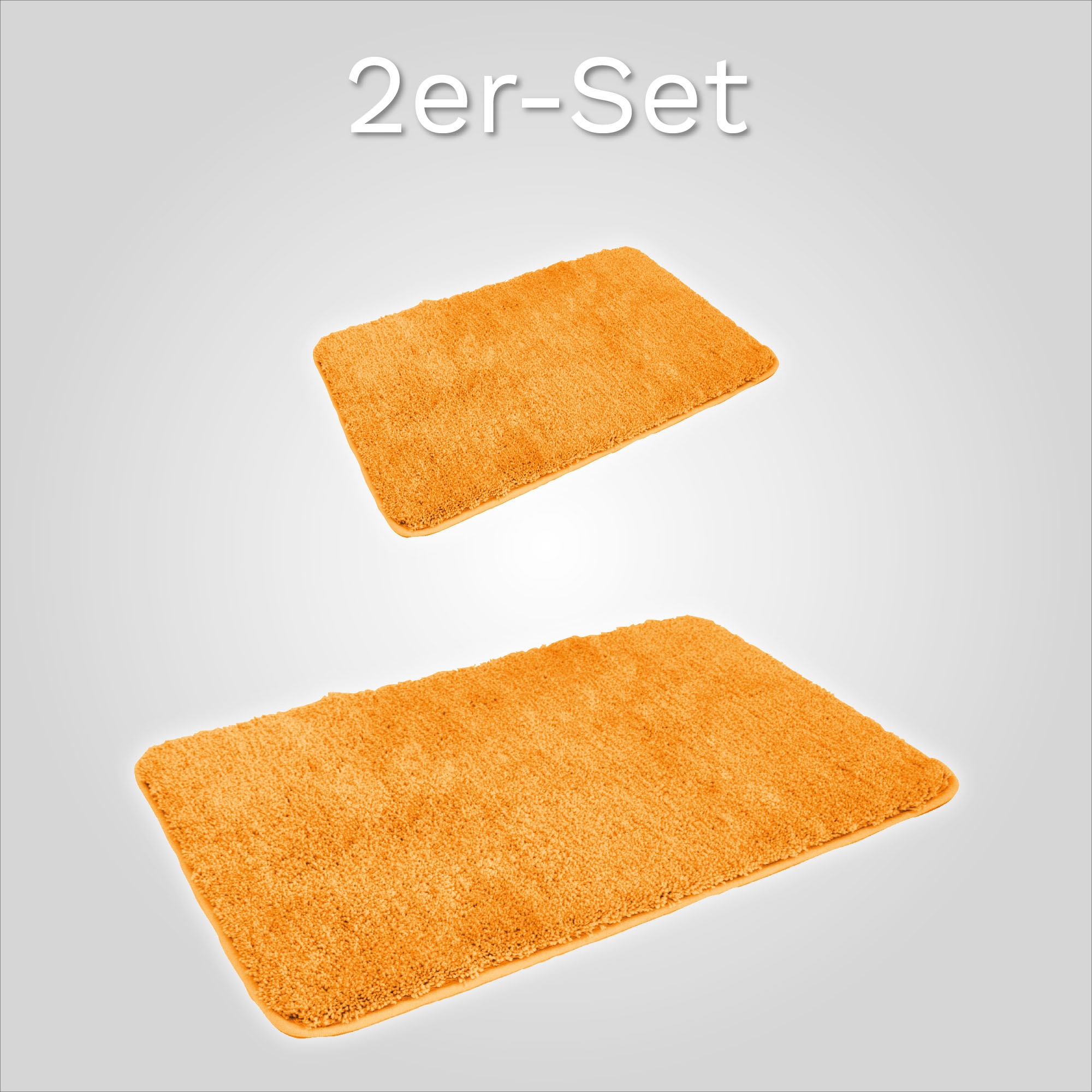 KiNZLER Badematte »Chaozhou« Höhe 20 mm rutschhemmend beschichtet fußbodenheizungsgeeignet Badteppich, Uni Farben, weich, als rechteckig, rund & Set erhältlich