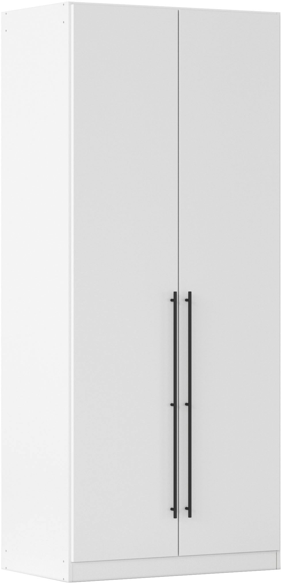OTTO home Kleiderschrank "Mehrzweckschrank Aktenschrank Möbel Mietswohnung Schlafzimmer AVOLA" 3 verschiedene Ausstattungen BASIC/CLASSIC/PREMIUM (inkl. SOFT-CLOSE), mit hochwertigen Stangengriffen in Schwarz aus Metall MADE IN GERMANY
