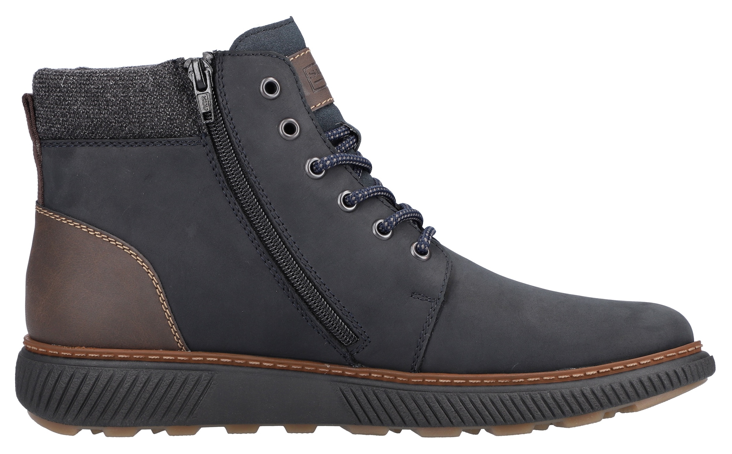 Rieker Winterboots, High Top Sneaker, Schnürstiefelette mit TEX-Membran, schmale Form