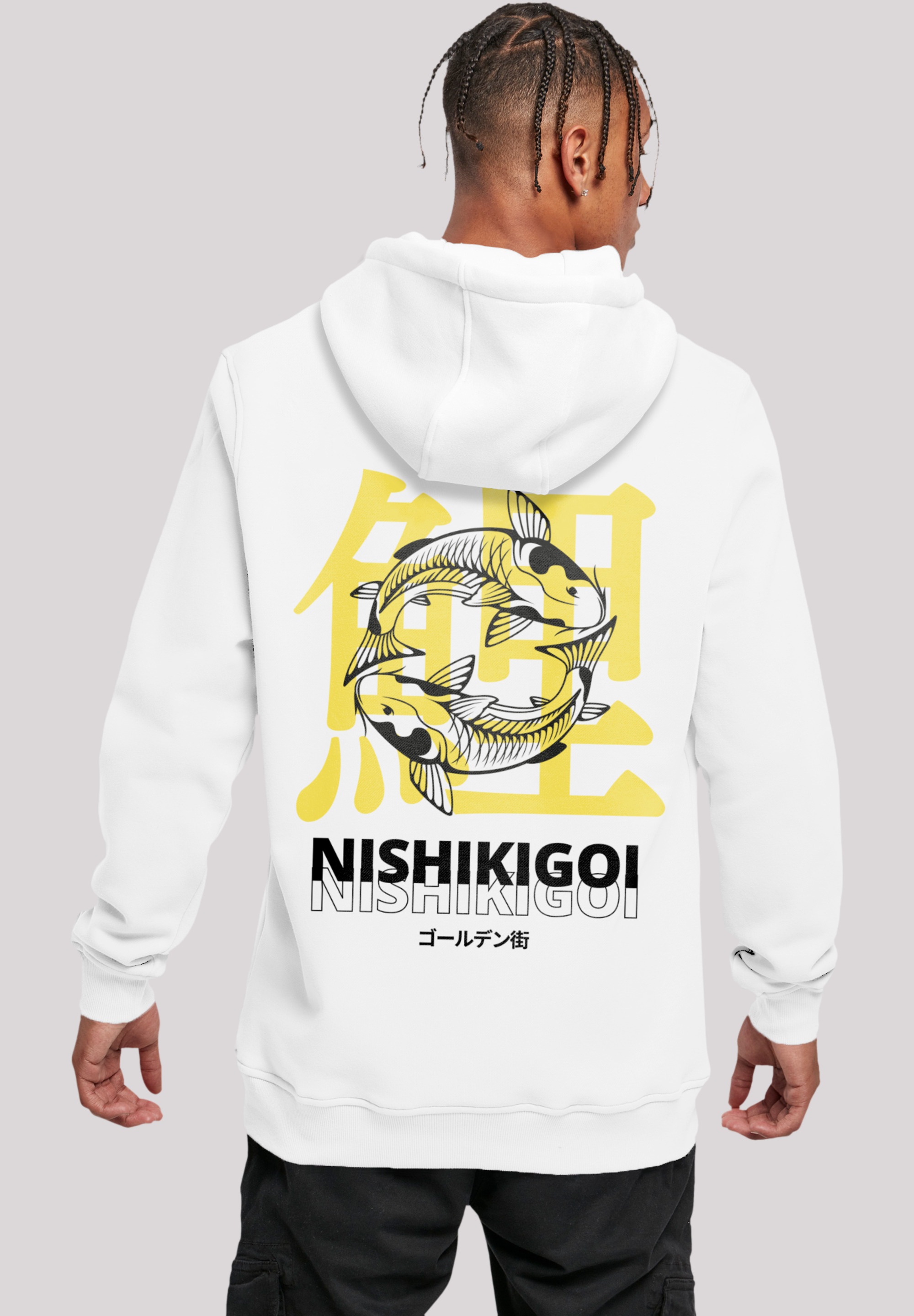 F4NT4STIC Kapuzenpullover "Koi Golden Gai", Print