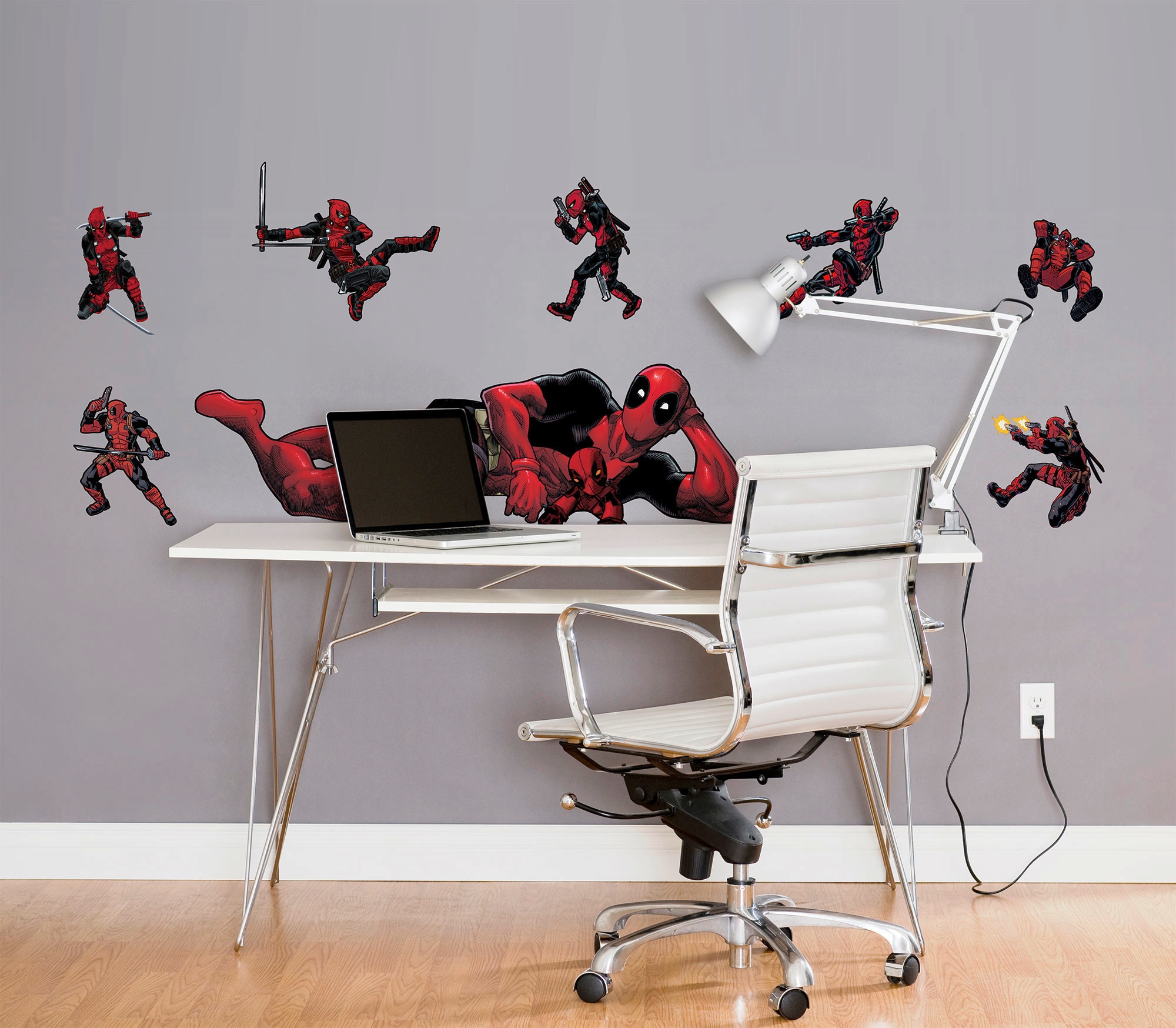 Komar Wandtattoo "Deadpool Posing", (8 St.), 100x70 cm (Breite x Höhe), sel günstig online kaufen