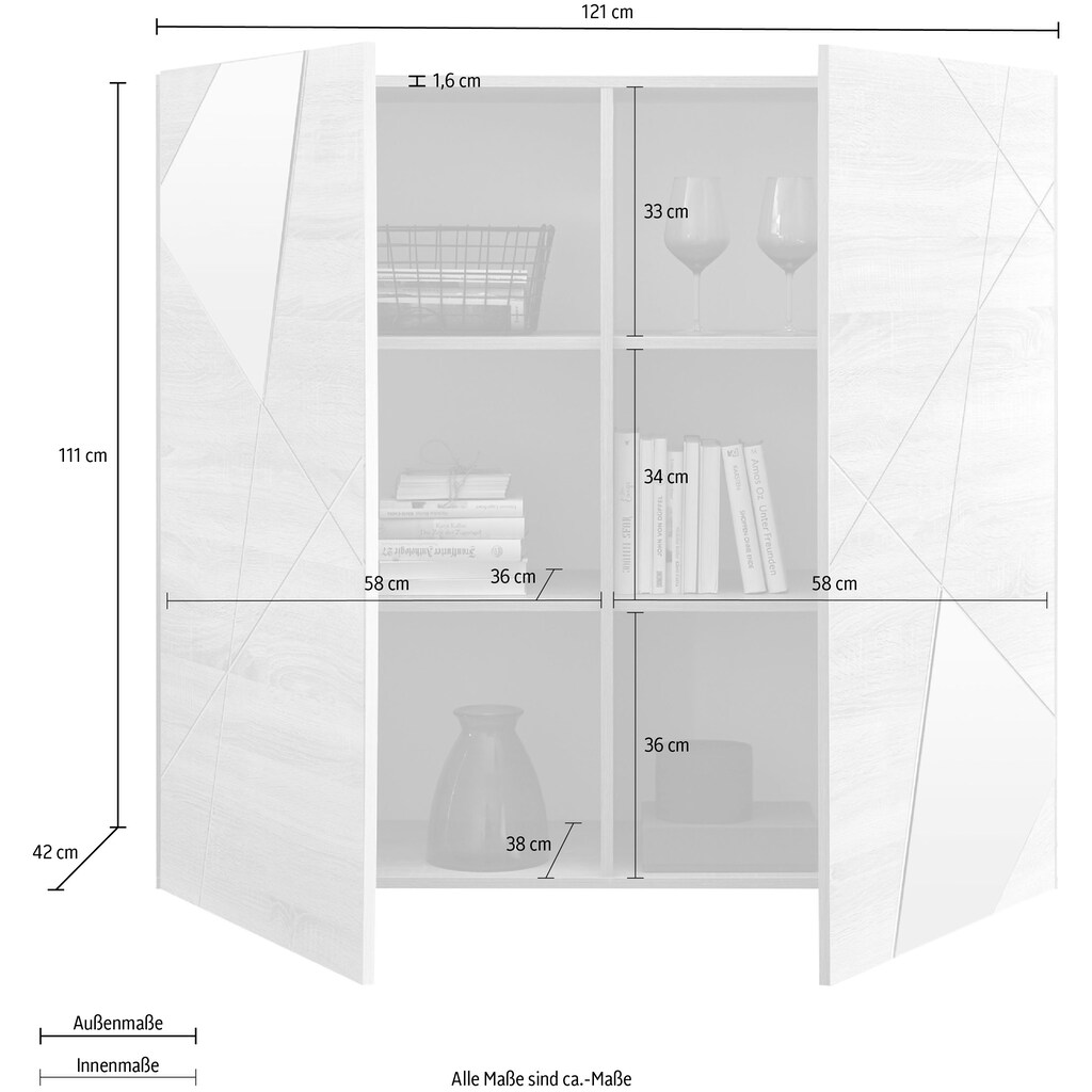 INOSIGN Highboard »Vittoria«