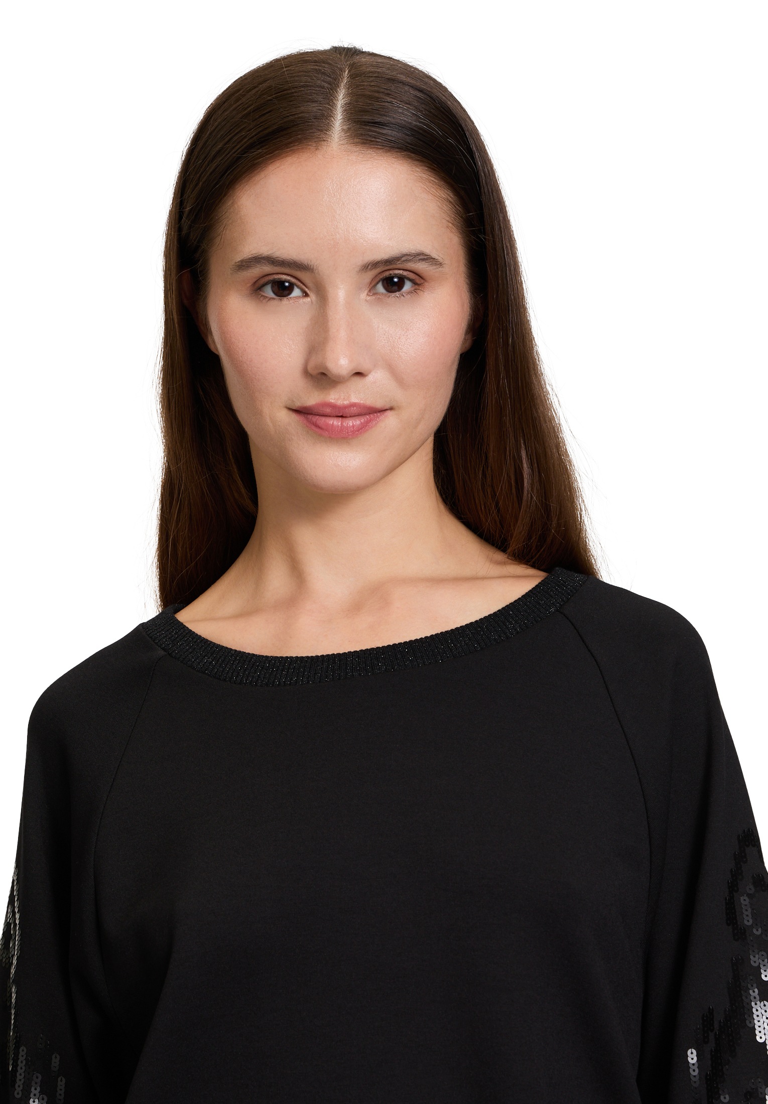Betty Barclay 3/4-Arm-Shirt »Betty Barclay Damen Sweatshirt mit Trompetenärmeln«, (1 tlg.), Stickerei