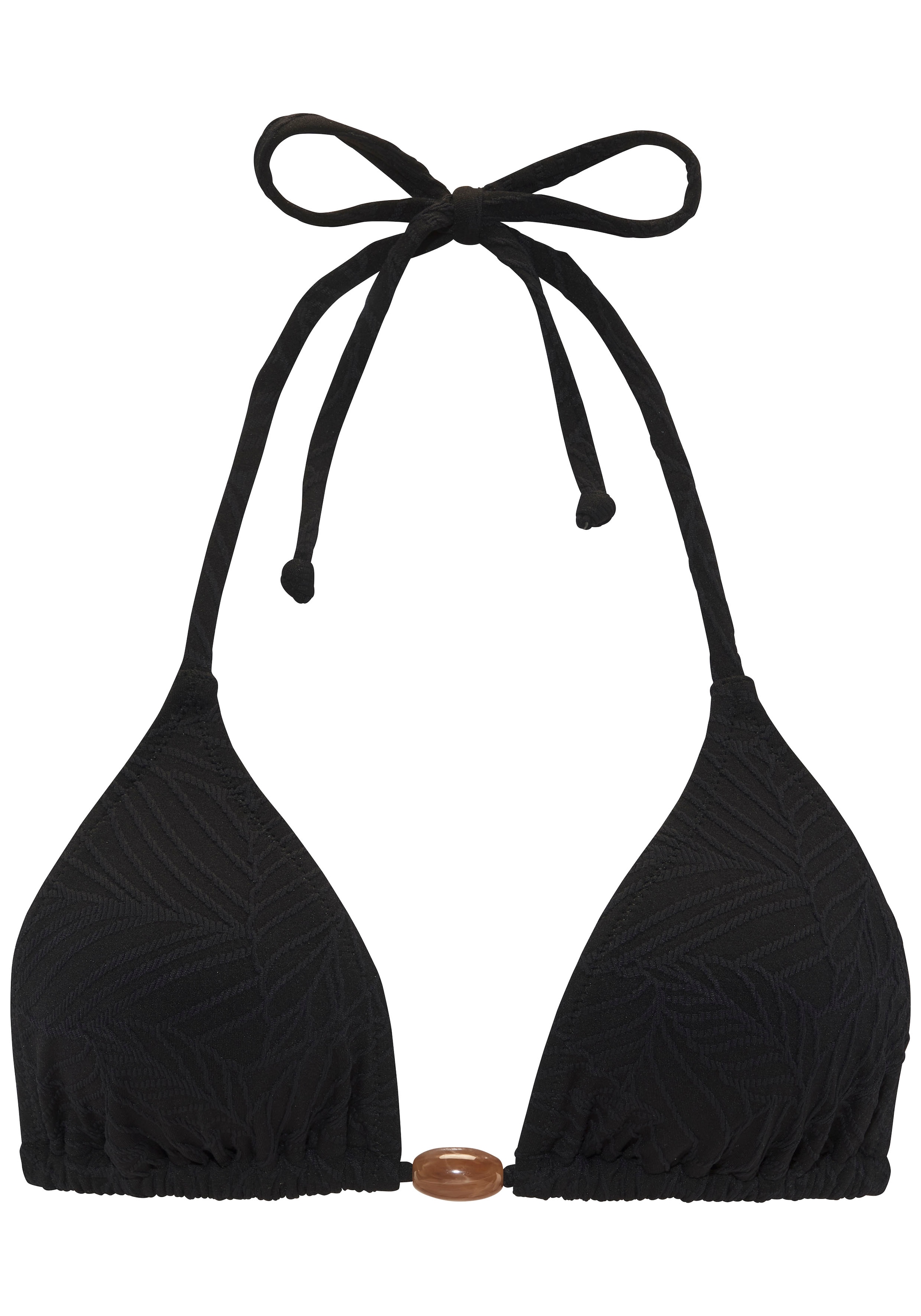 LASCANA Triangel-Bikini-Top "Fay", aus eleganter Strukturware günstig online kaufen