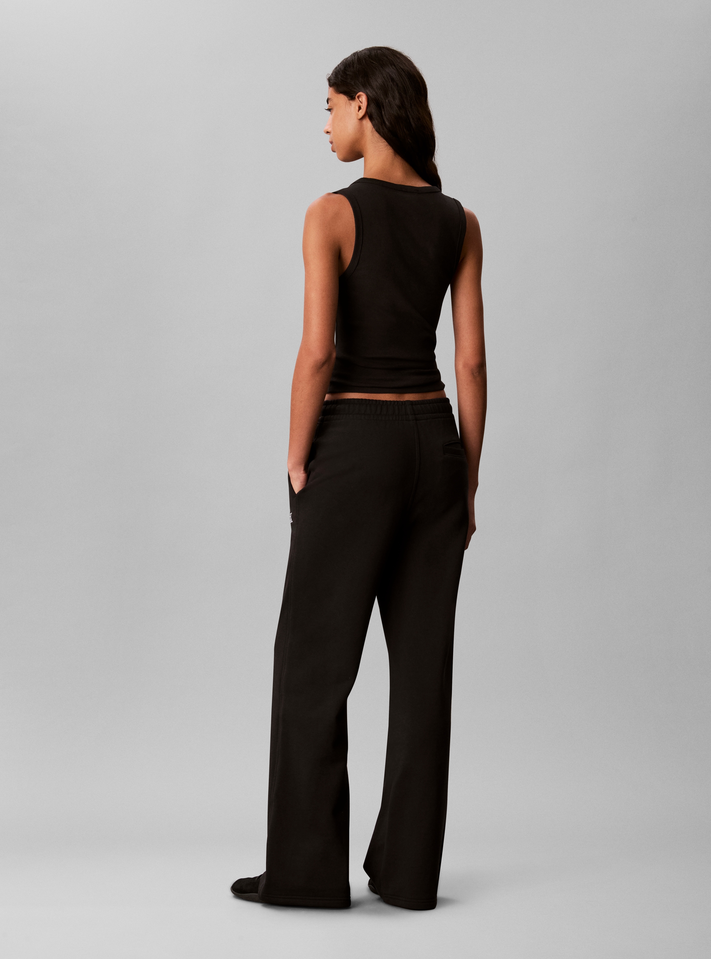 Calvin Klein Jeans Leggings »MONOGRAM TERRY TRACKPANT«  Regular fit mit Bootcut fit