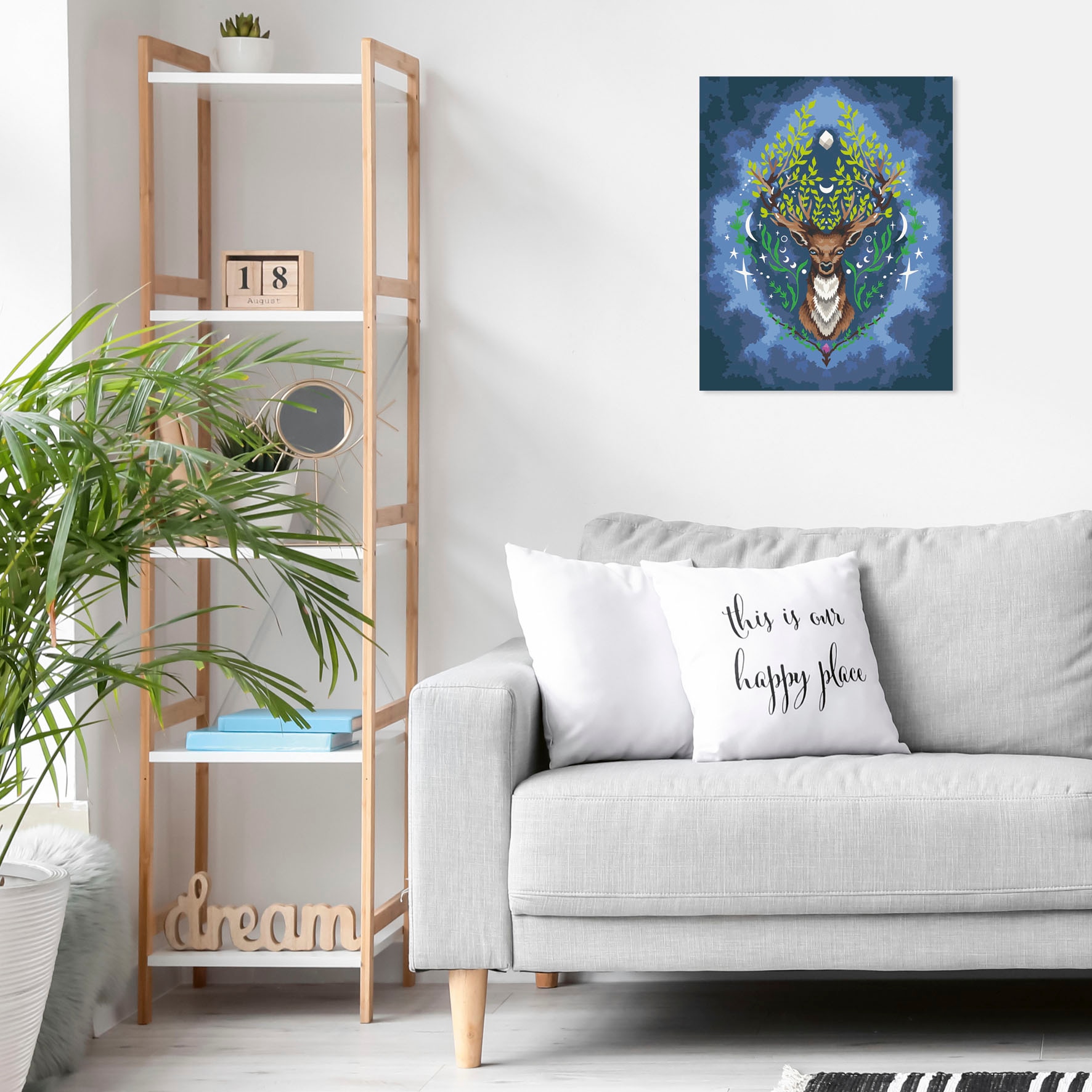Ravensburger Malen nach Zahlen »CreArt, Pixie Cold: Mystic Deer«, Made in Europe