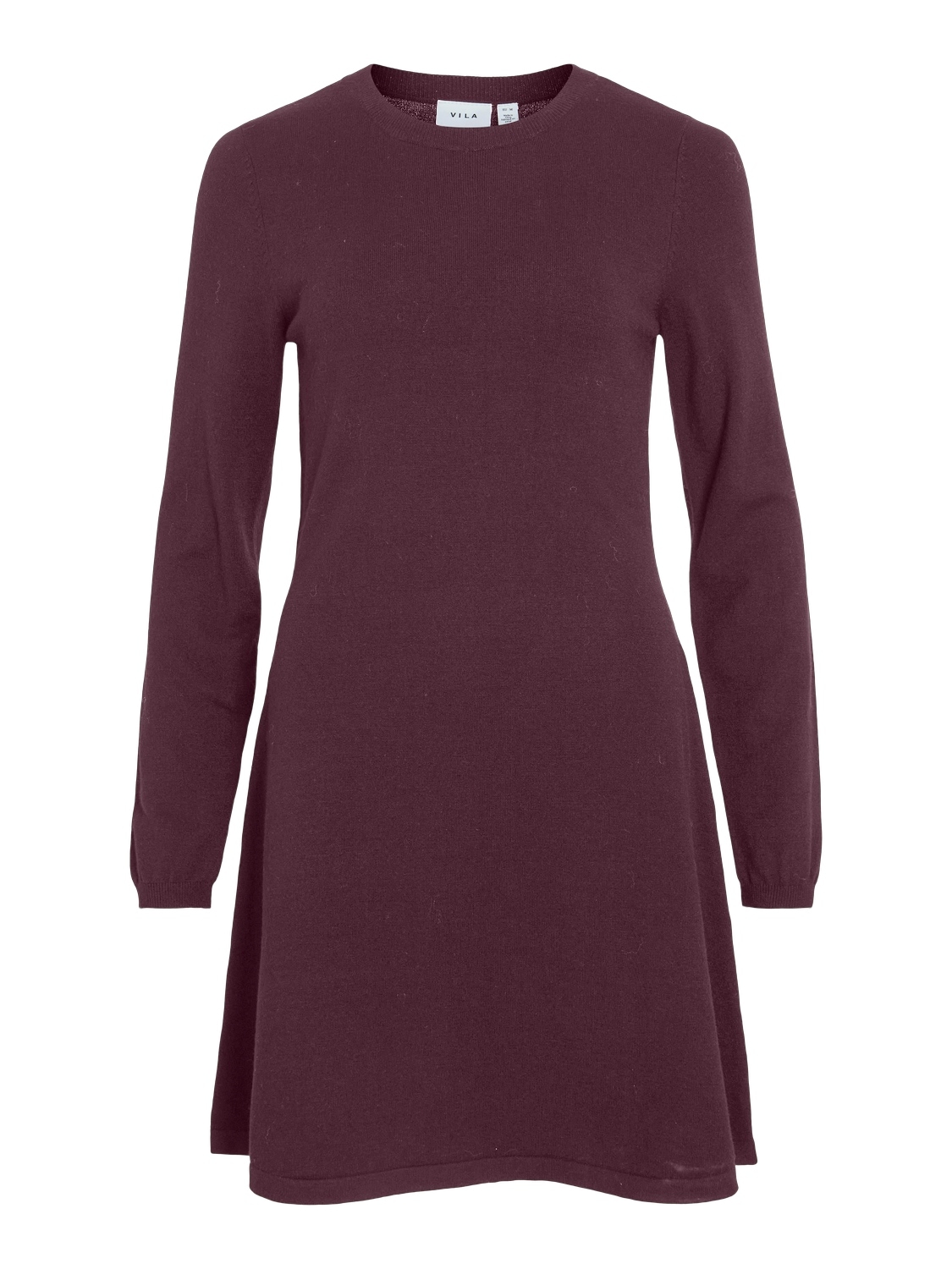 Vila Strickkleid "VICOMFY A-LINE O-NECK KNIT DRESS - NOOS" günstig online kaufen