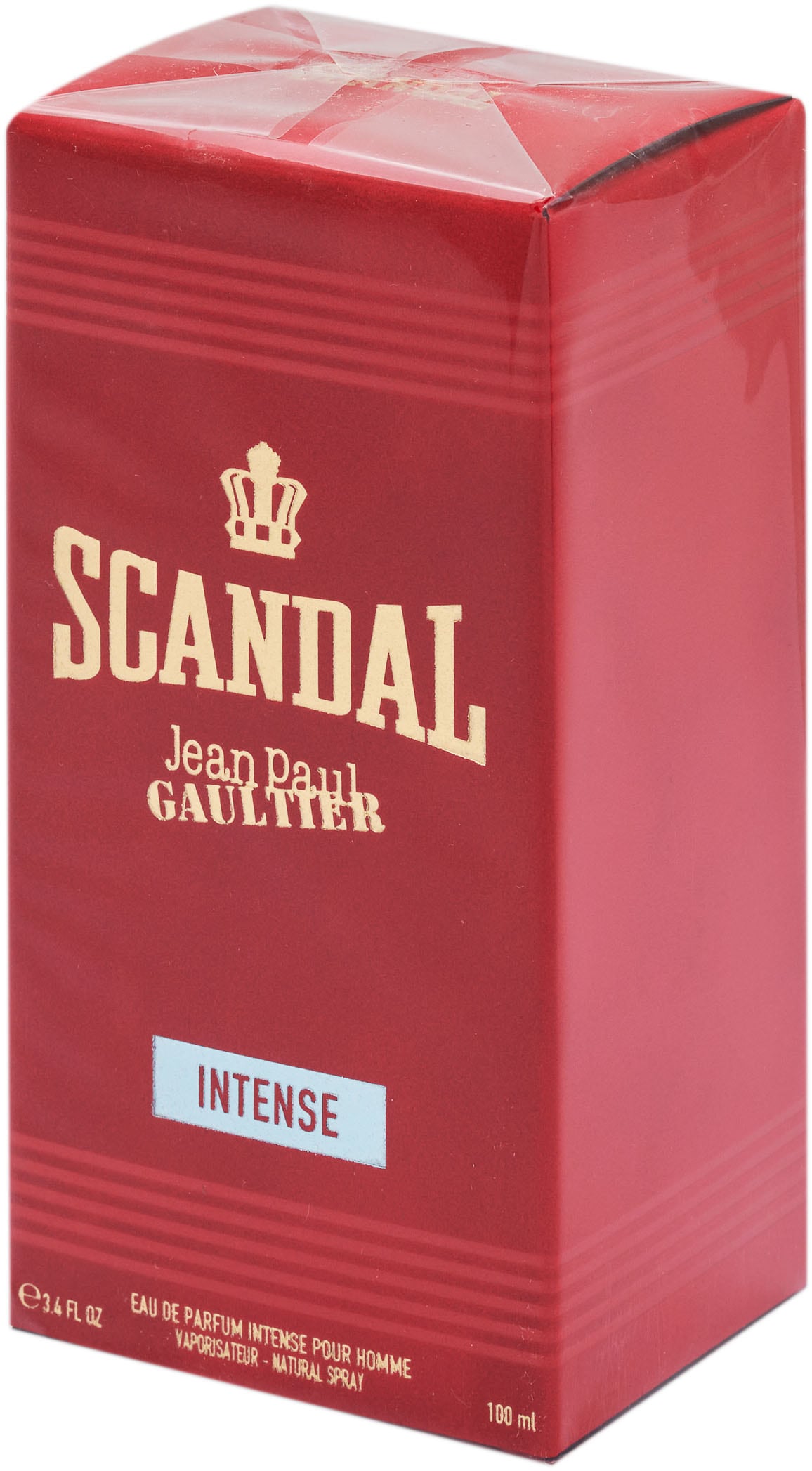 JEAN PAUL GAULTIER Eau de Parfum »Jean Paul Gaultier Scandal pour Homme Intense«, Langanhaltender verführerisch süßer Duft mit holziger Note.